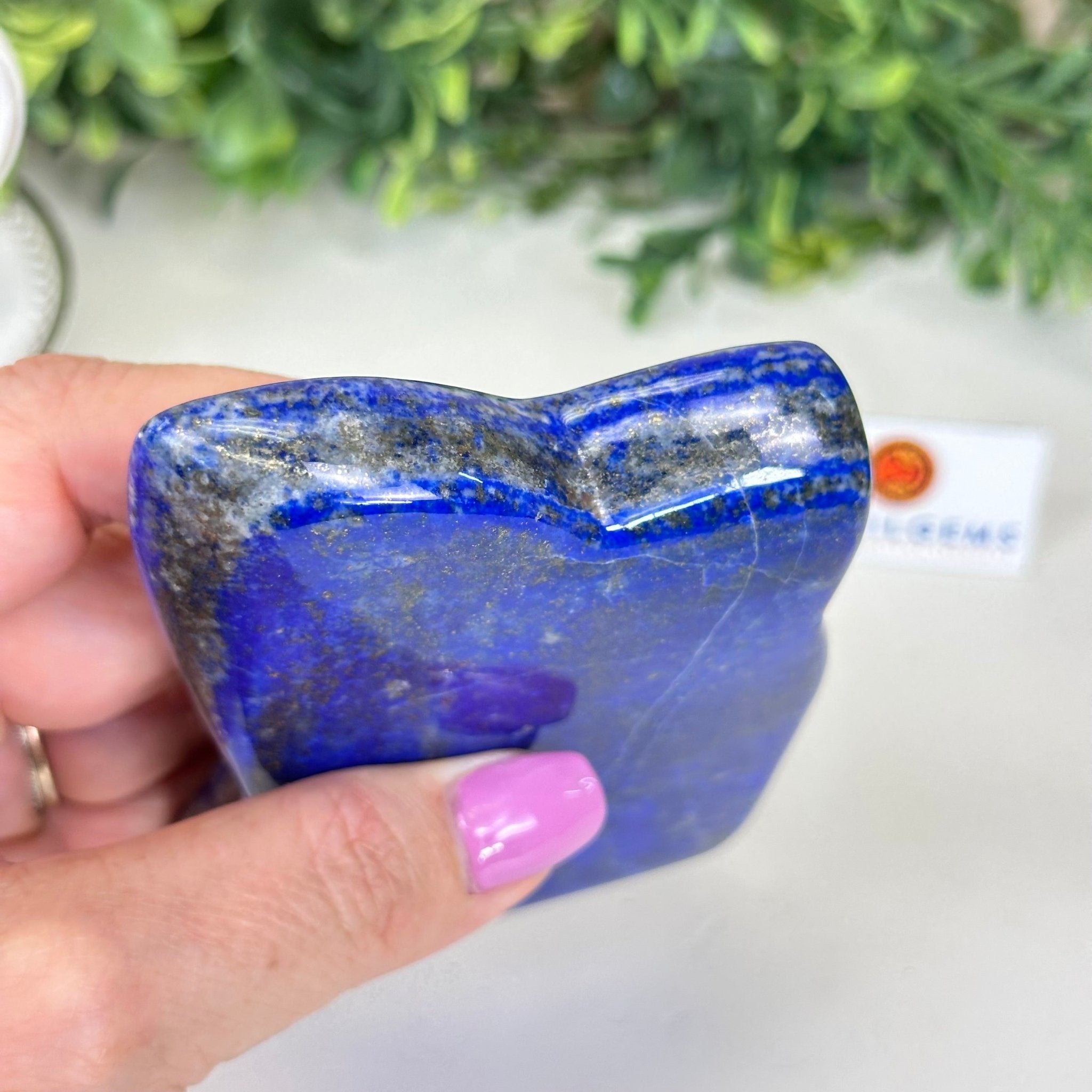 Polished Freeform Lapis Lazuli Palm Stone 3488LL - 030 - Brazil GemsBrazil GemsPolished Freeform Lapis Lazuli Palm Stone 3488LL - 030Freeform & Unique Shapes3488LL - 030