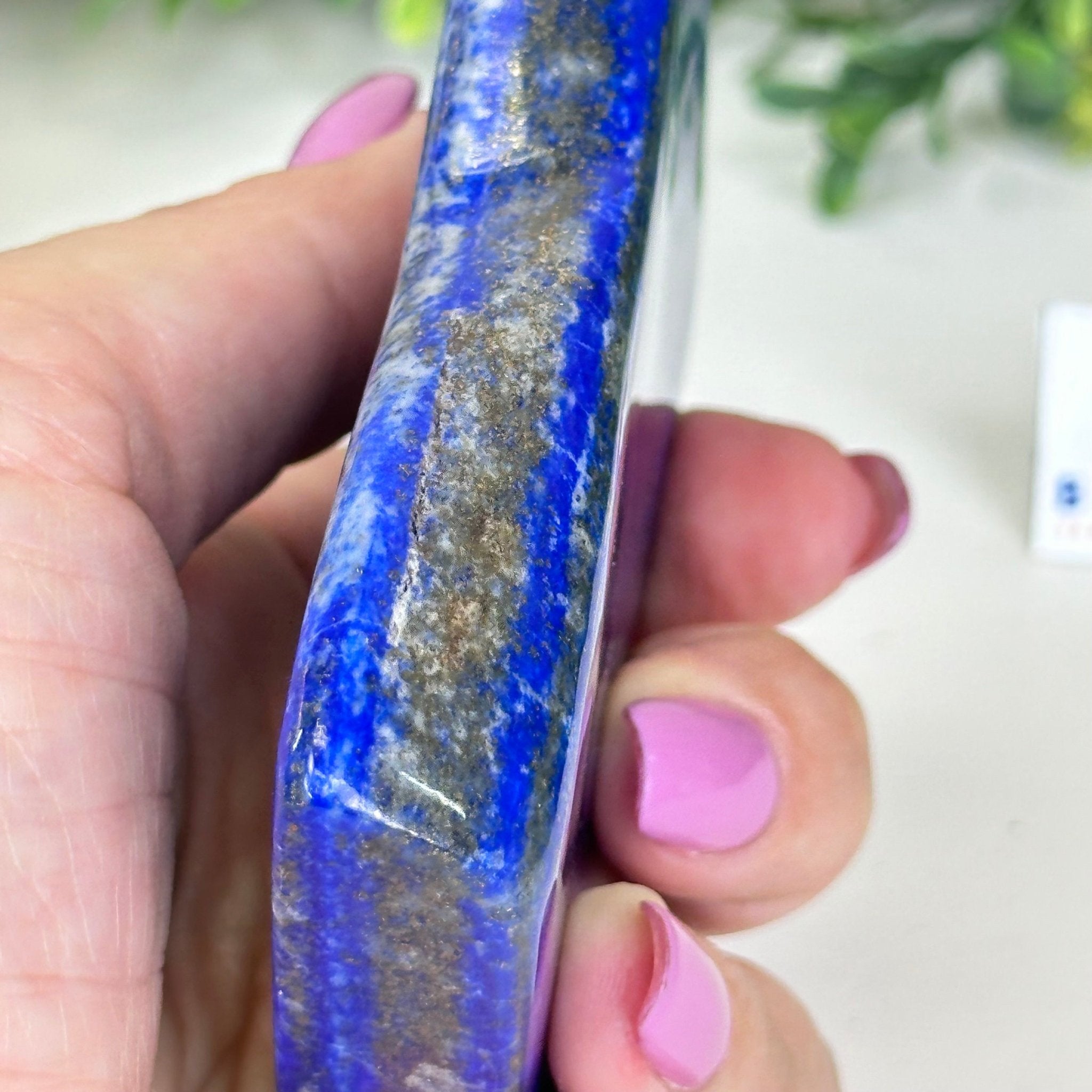 Polished Freeform Lapis Lazuli Palm Stone 3488LL - 030 - Brazil GemsBrazil GemsPolished Freeform Lapis Lazuli Palm Stone 3488LL - 030Freeform & Unique Shapes3488LL - 030