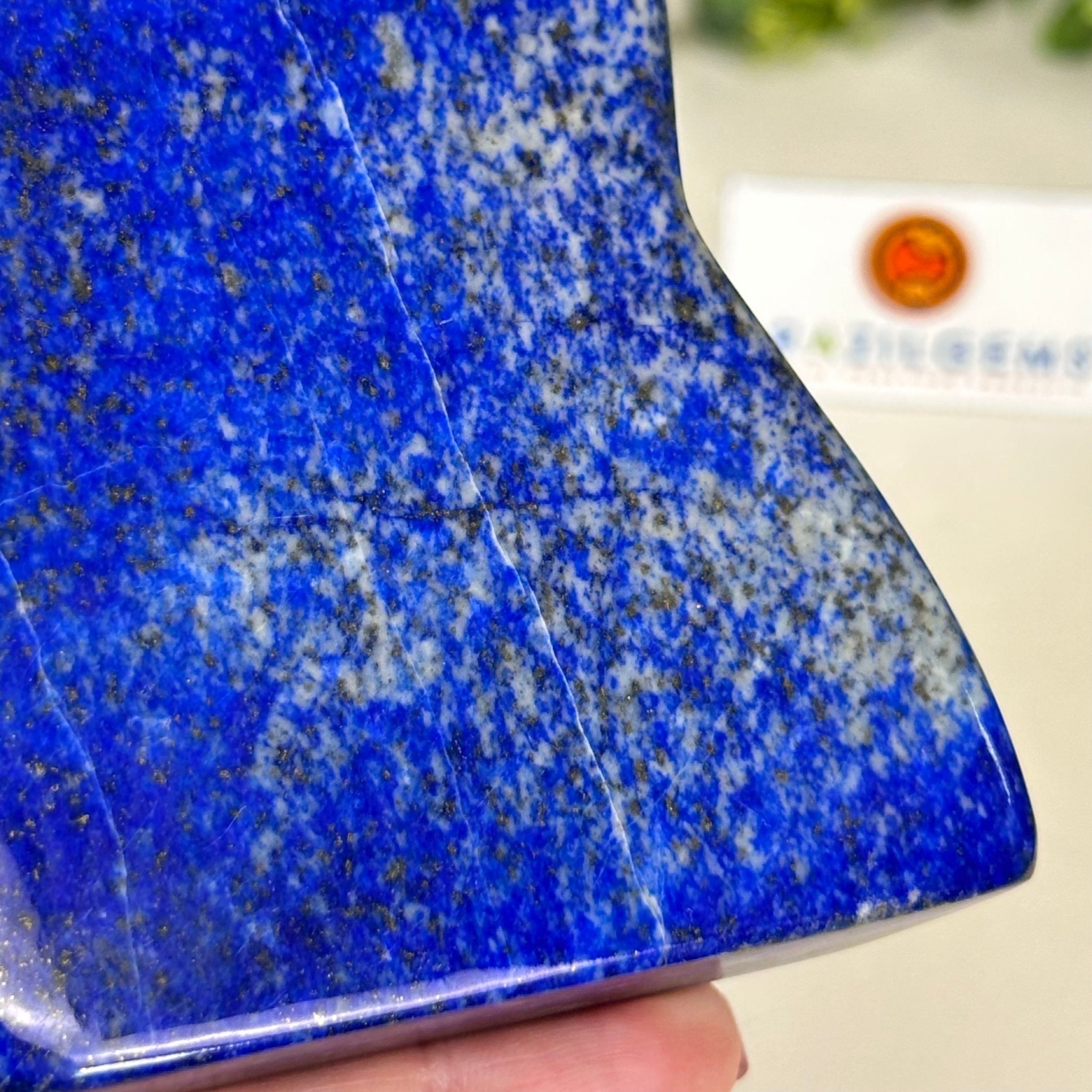 Polished Freeform Lapis Lazuli Palm Stone 3488LL - 030 - Brazil GemsBrazil GemsPolished Freeform Lapis Lazuli Palm Stone 3488LL - 030Freeform & Unique Shapes3488LL - 030