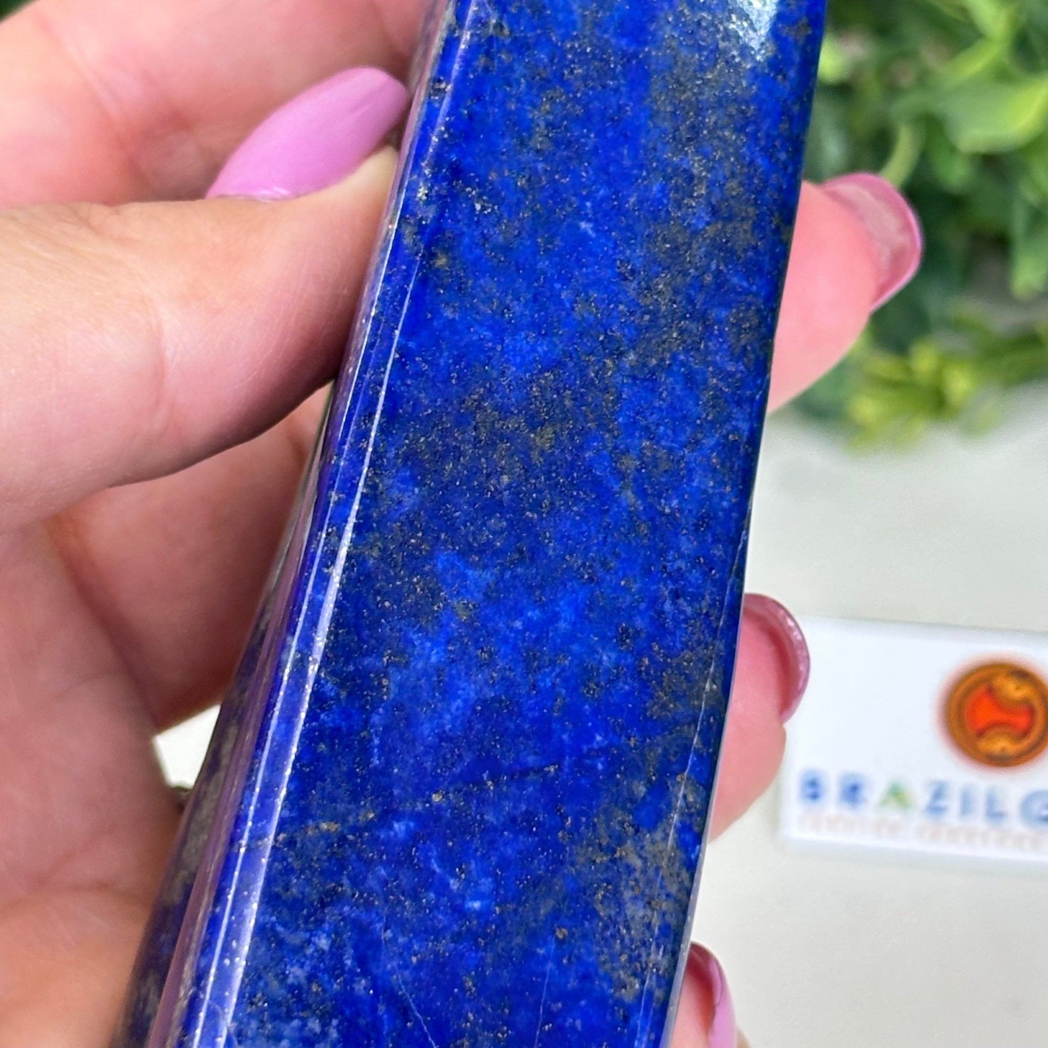Polished Freeform Lapis Lazuli Palm Stone 3488LL - 031 - Brazil GemsBrazil GemsPolished Freeform Lapis Lazuli Palm Stone 3488LL - 031Freeform & Unique Shapes3488LL - 031