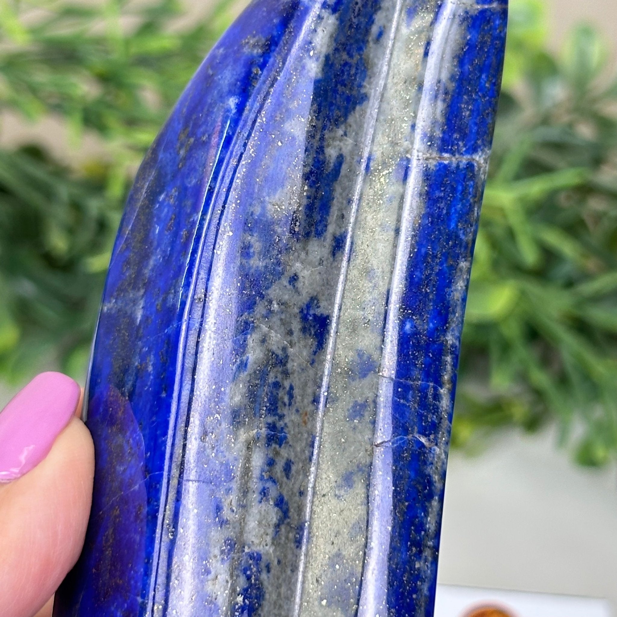 Polished Freeform Lapis Lazuli Palm Stone 3488LL - 031 - Brazil GemsBrazil GemsPolished Freeform Lapis Lazuli Palm Stone 3488LL - 031Freeform & Unique Shapes3488LL - 031