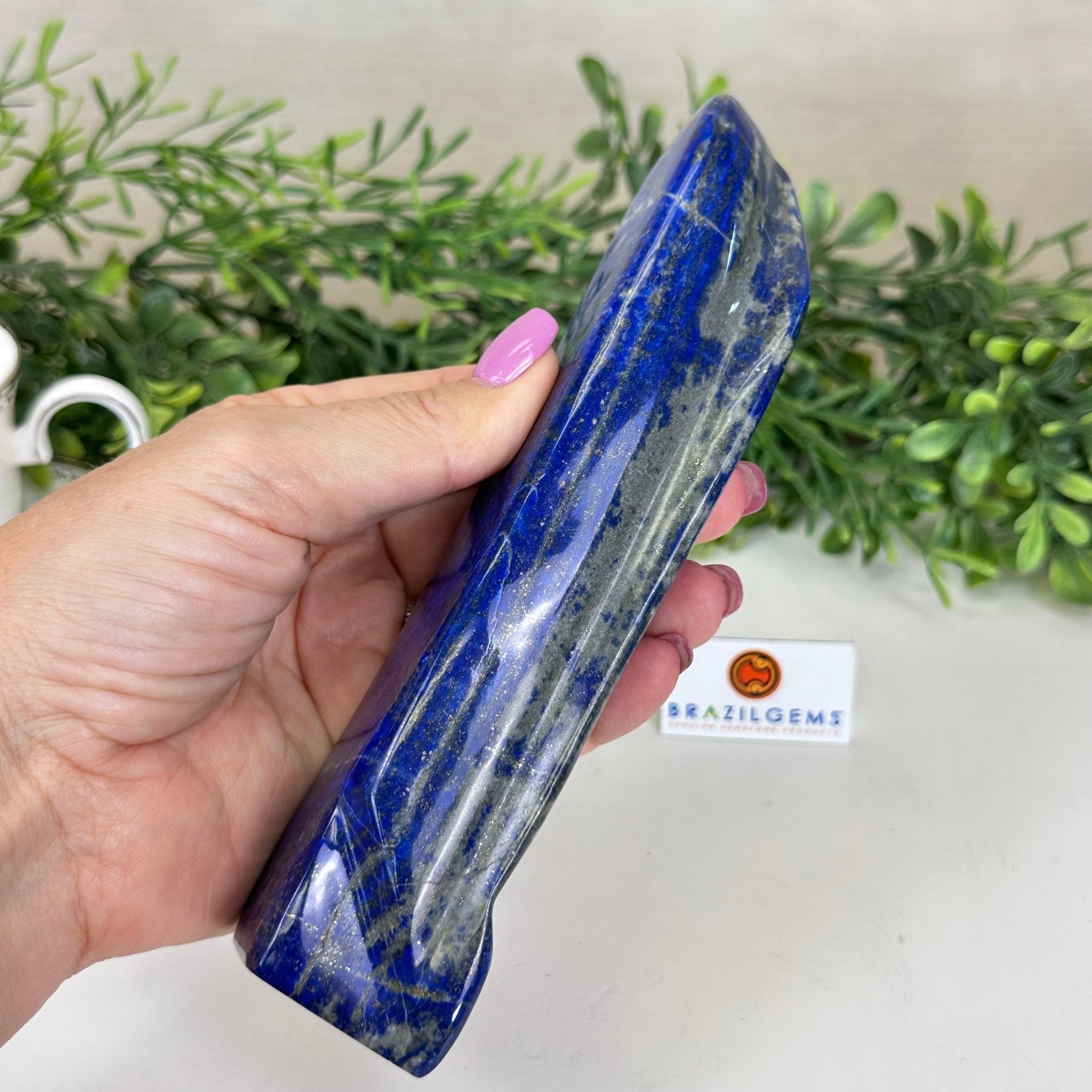 Polished Freeform Lapis Lazuli Palm Stone 3488LL - 031 - Brazil GemsBrazil GemsPolished Freeform Lapis Lazuli Palm Stone 3488LL - 031Freeform & Unique Shapes3488LL - 031