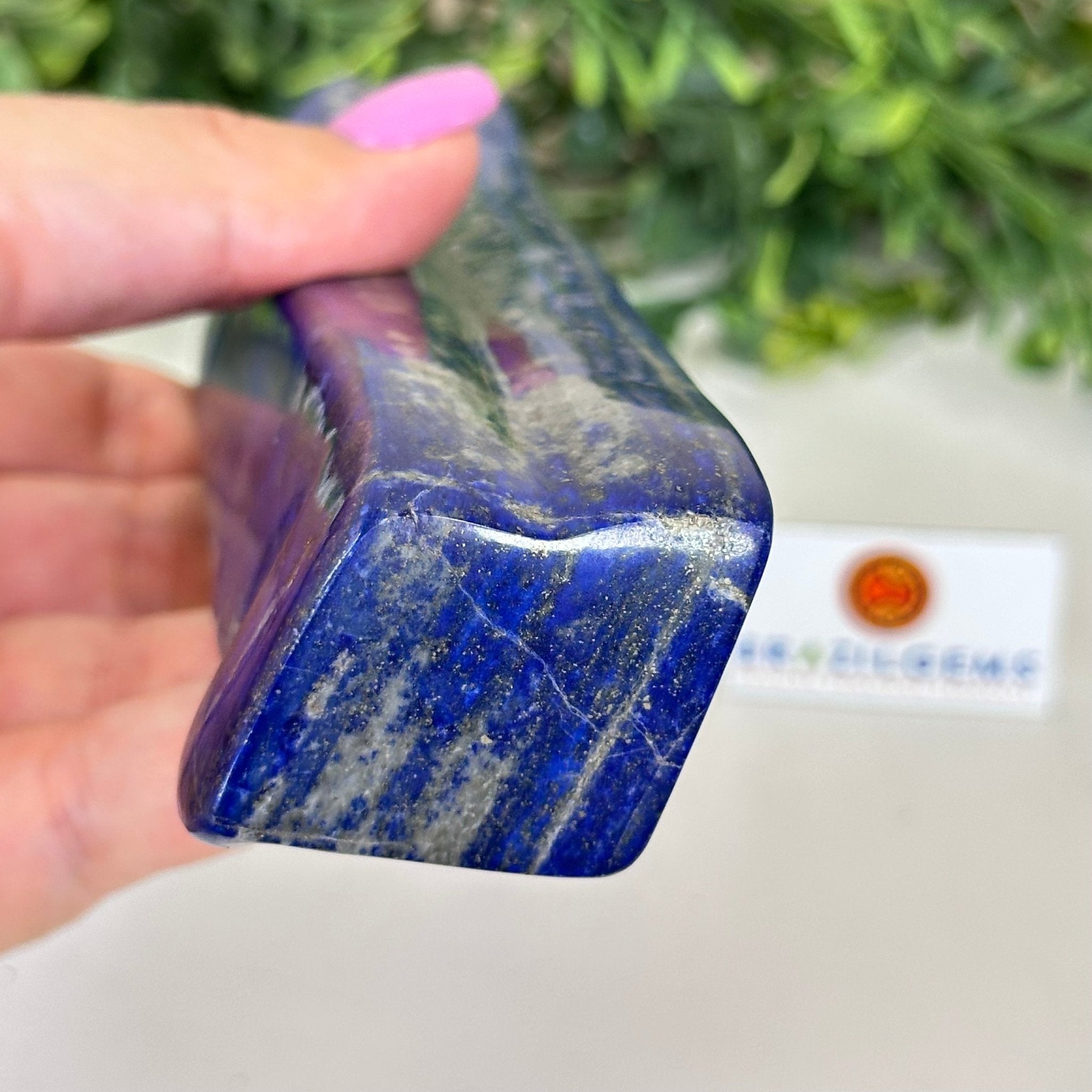 Polished Freeform Lapis Lazuli Palm Stone 3488LL - 031 - Brazil GemsBrazil GemsPolished Freeform Lapis Lazuli Palm Stone 3488LL - 031Freeform & Unique Shapes3488LL - 031