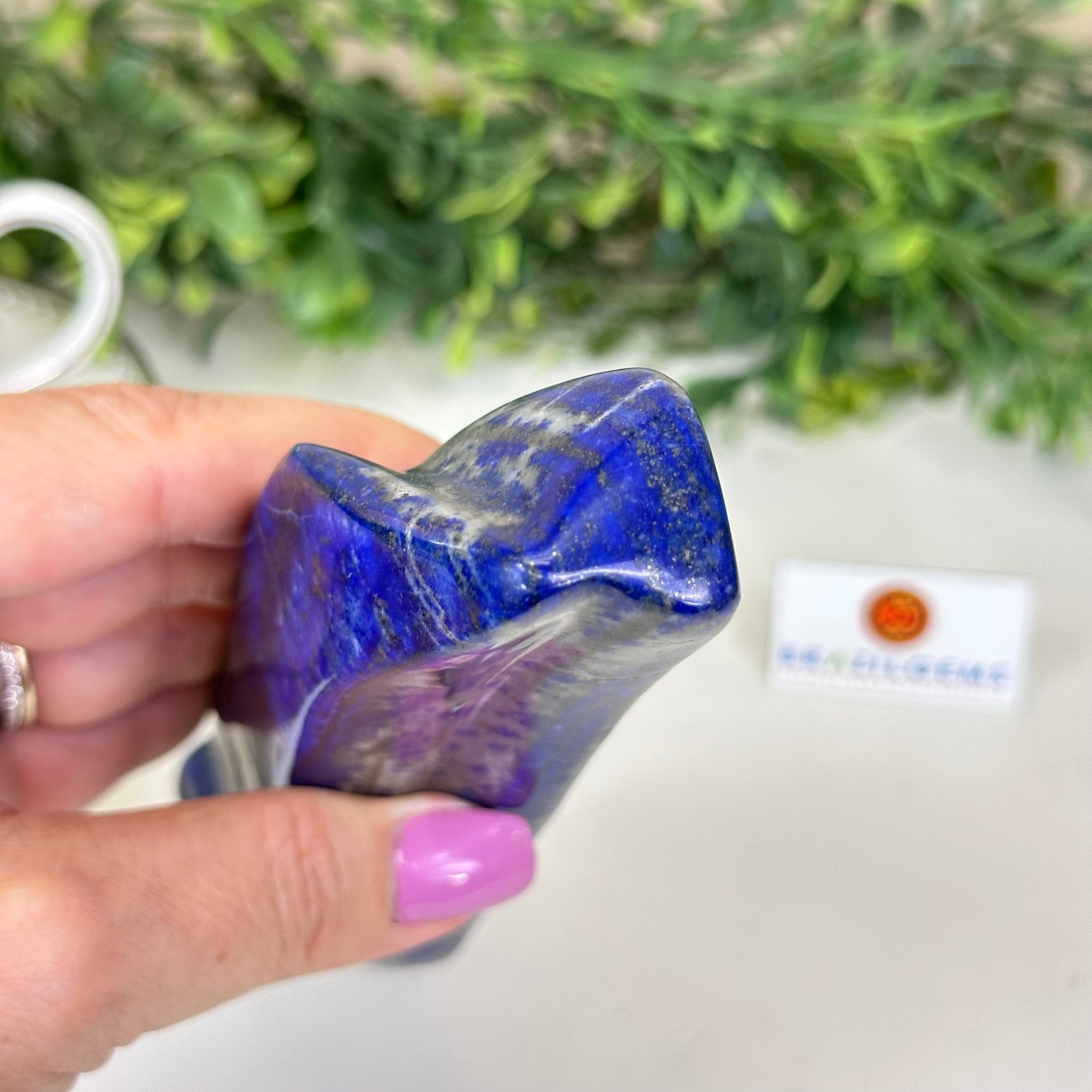 Polished Freeform Lapis Lazuli Palm Stone 3488LL - 031 - Brazil GemsBrazil GemsPolished Freeform Lapis Lazuli Palm Stone 3488LL - 031Freeform & Unique Shapes3488LL - 031