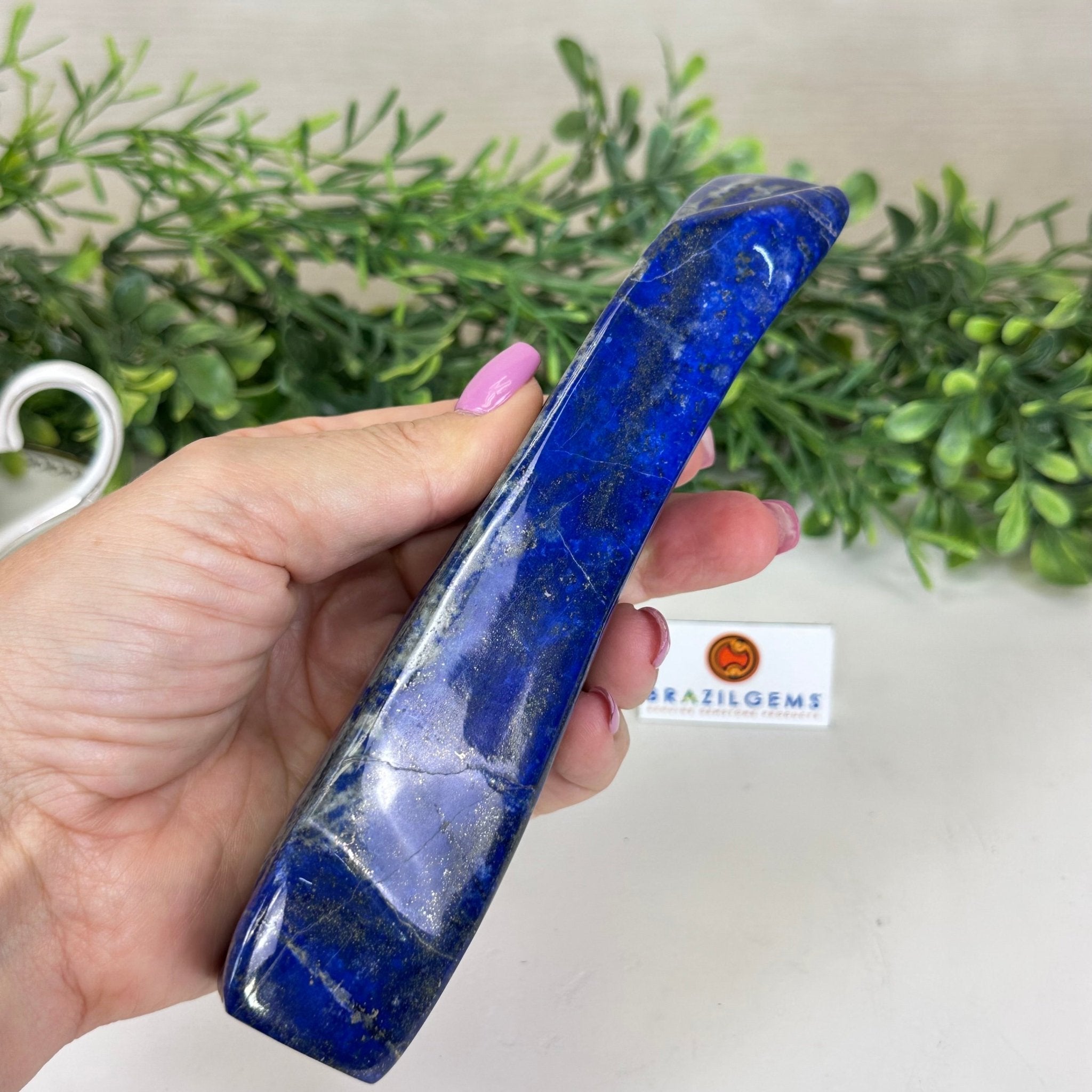 Polished Freeform Lapis Lazuli Palm Stone 3488LL - 031 - Brazil GemsBrazil GemsPolished Freeform Lapis Lazuli Palm Stone 3488LL - 031Freeform & Unique Shapes3488LL - 031