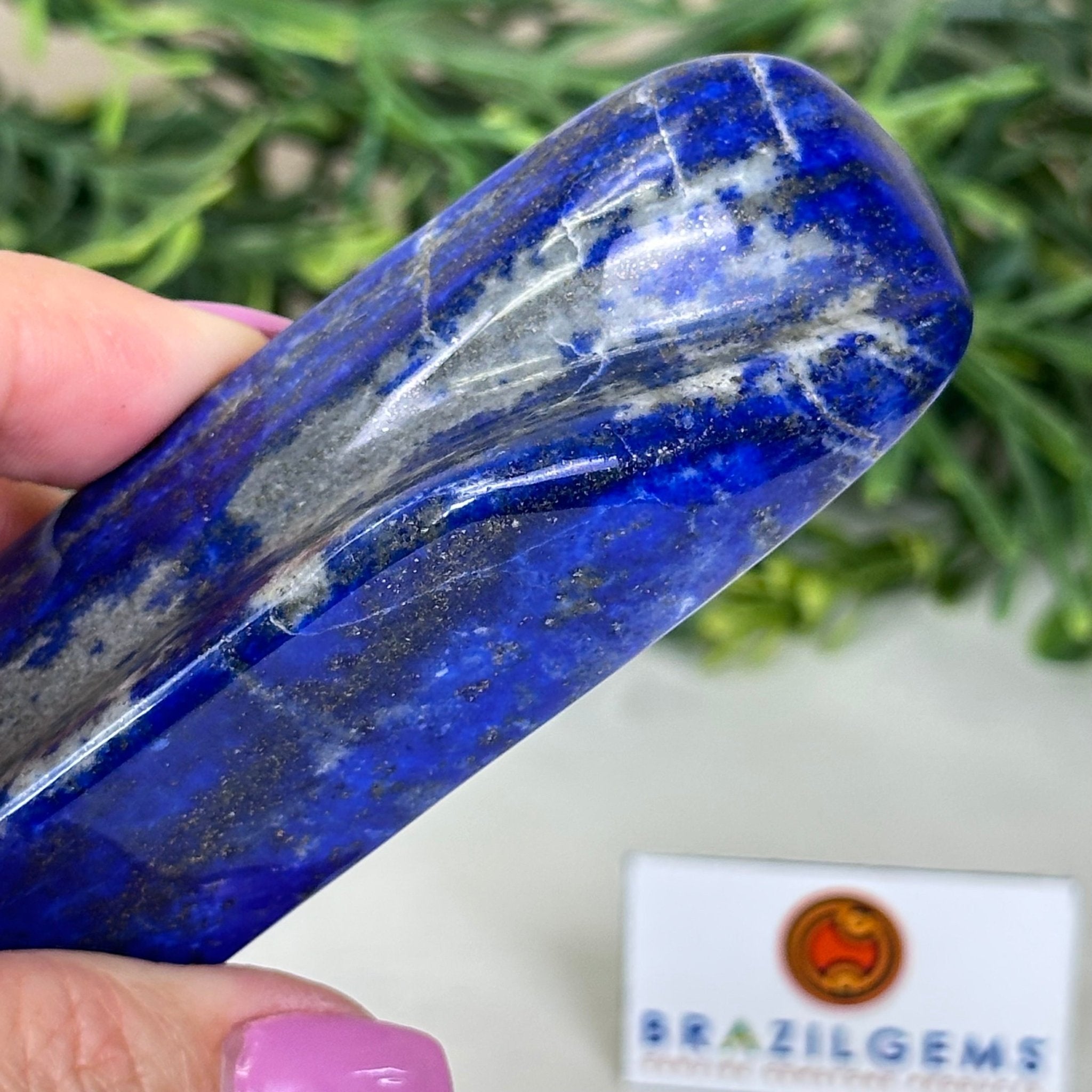 Polished Freeform Lapis Lazuli Palm Stone 3488LL - 031 - Brazil GemsBrazil GemsPolished Freeform Lapis Lazuli Palm Stone 3488LL - 031Freeform & Unique Shapes3488LL - 031