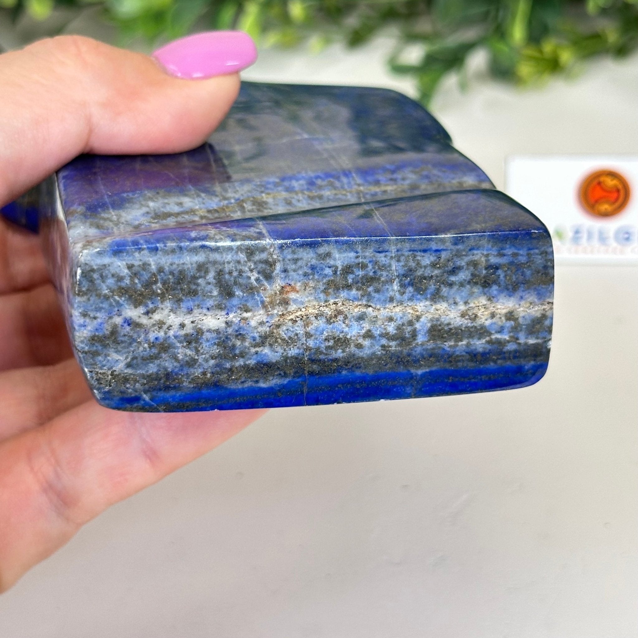 Polished Freeform Lapis Lazuli Palm Stone 3488LL - 032 - Brazil GemsBrazil GemsPolished Freeform Lapis Lazuli Palm Stone 3488LL - 032Freeform & Unique Shapes3488LL - 032