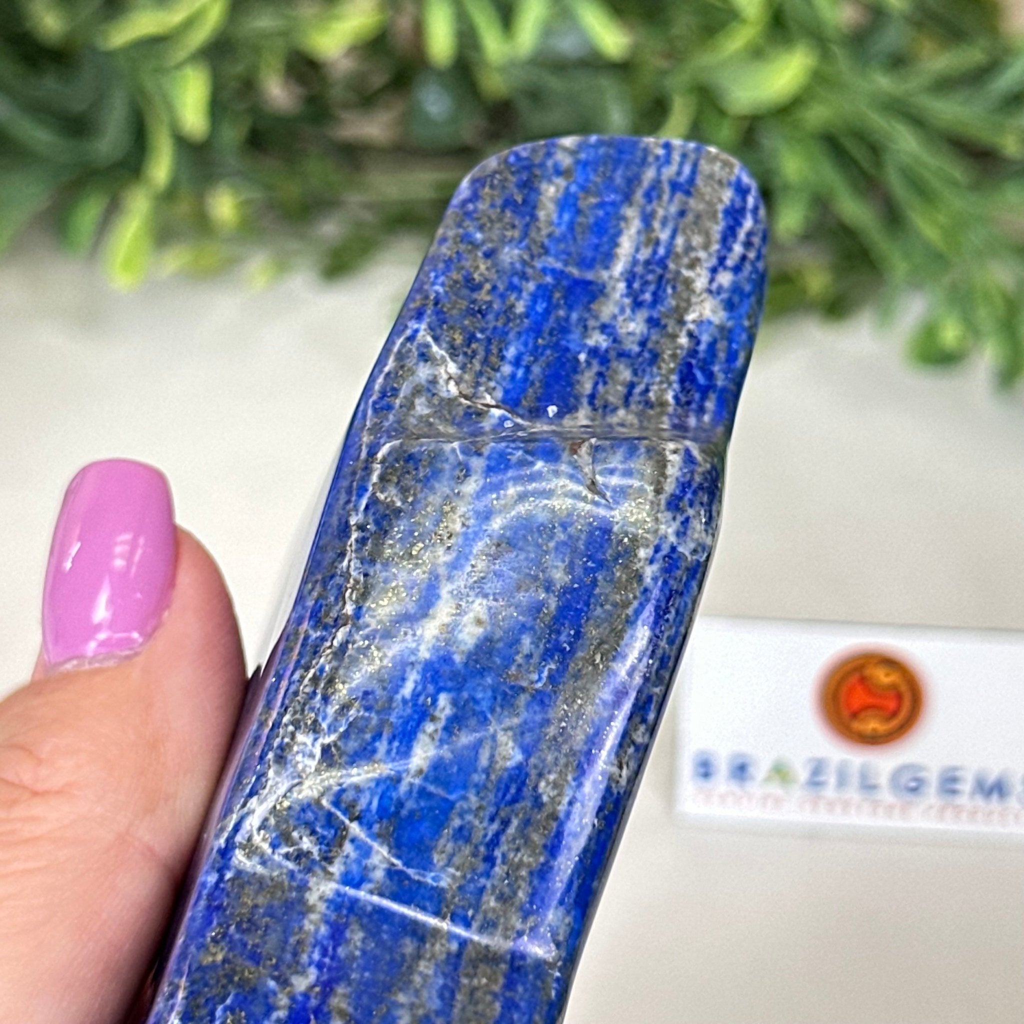 Polished Freeform Lapis Lazuli Palm Stone 3488LL - 034 - Brazil GemsBrazil GemsPolished Freeform Lapis Lazuli Palm Stone 3488LL - 034Freeform & Unique Shapes3488LL - 034