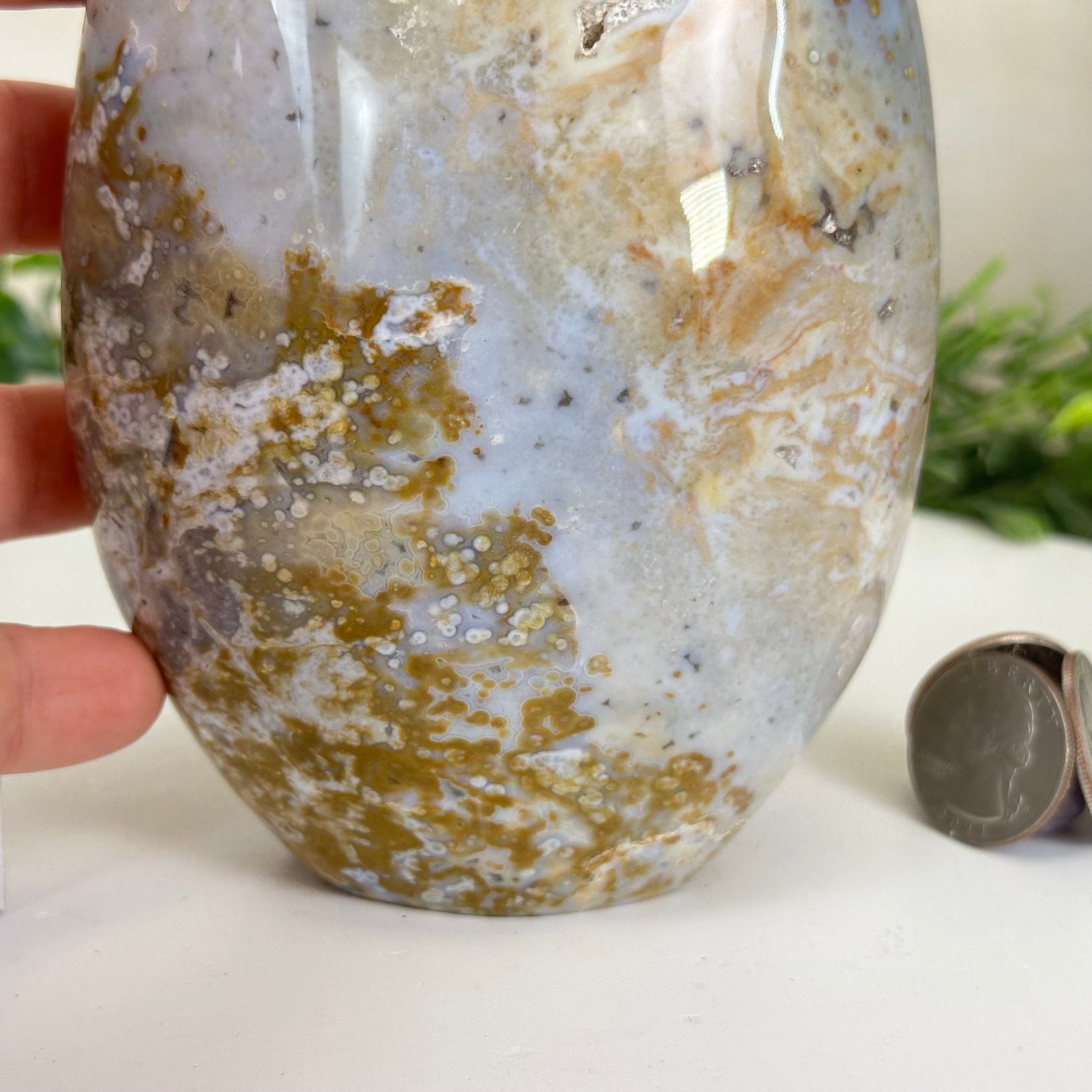 Polished Freeform Ocean Jasper Gemstone, 5.5 lbs & 7.4” Tall #3301OJ - 001 - Brazil GemsBrazil GemsPolished Freeform Ocean Jasper Gemstone, 5.5 lbs & 7.4” Tall #3301OJ - 001Freeform & Unique Shapes3301OJ - 001