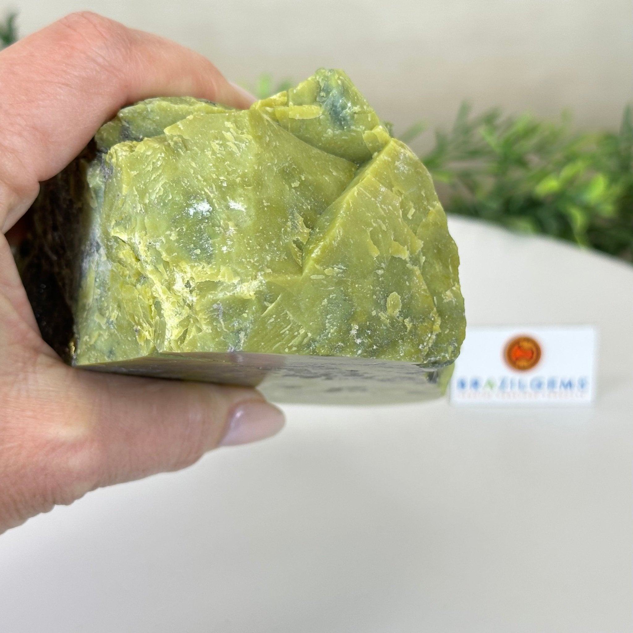 Polished Freeform Serpentine Gemstone, 3.2 lbs & 5” Tall #3303SE - 001 - Brazil GemsBrazil GemsPolished Freeform Serpentine Gemstone, 3.2 lbs & 5” Tall #3303SE - 001Freeform & Unique Shapes3303SE - 001