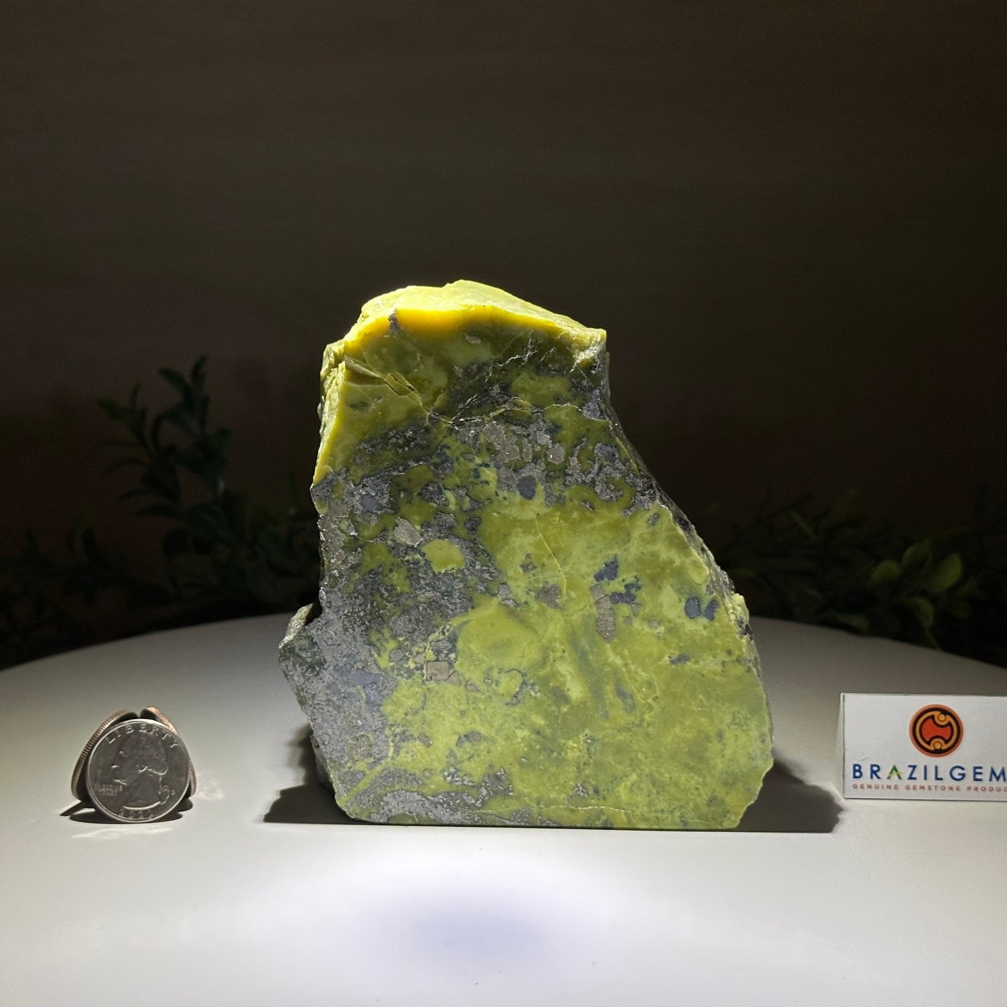 Polished Freeform Serpentine Gemstone, 3.2 lbs & 5” Tall #3303SE - 001 - Brazil GemsBrazil GemsPolished Freeform Serpentine Gemstone, 3.2 lbs & 5” Tall #3303SE - 001Freeform & Unique Shapes3303SE - 001