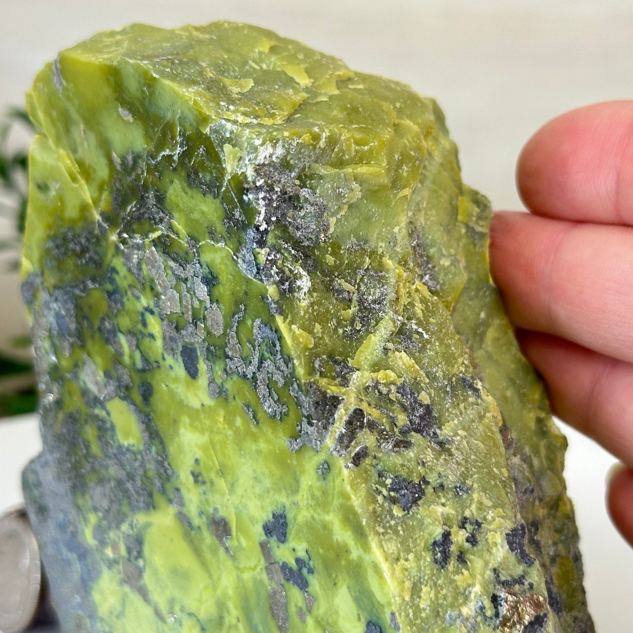 Polished Freeform Serpentine Gemstone, 3.2 lbs & 5” Tall #3303SE - 001 - Brazil GemsBrazil GemsPolished Freeform Serpentine Gemstone, 3.2 lbs & 5” Tall #3303SE - 001Freeform & Unique Shapes3303SE - 001