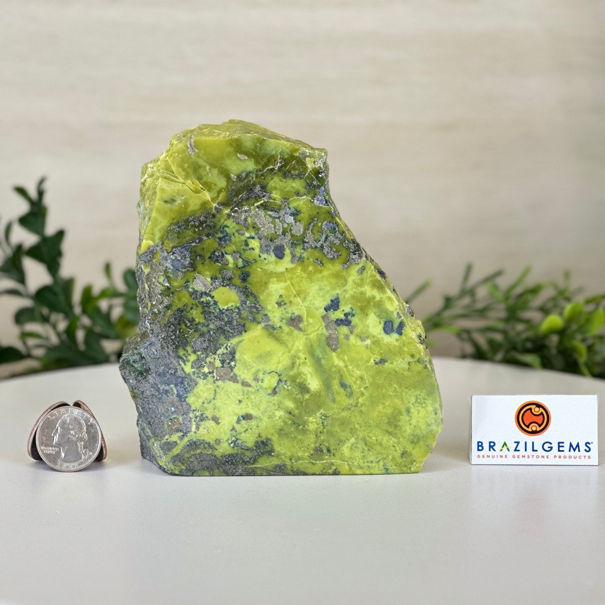 Polished Freeform Serpentine Gemstone, 3.2 lbs & 5” Tall #3303SE - 001 - Brazil GemsBrazil GemsPolished Freeform Serpentine Gemstone, 3.2 lbs & 5” Tall #3303SE - 001Freeform & Unique Shapes3303SE - 001