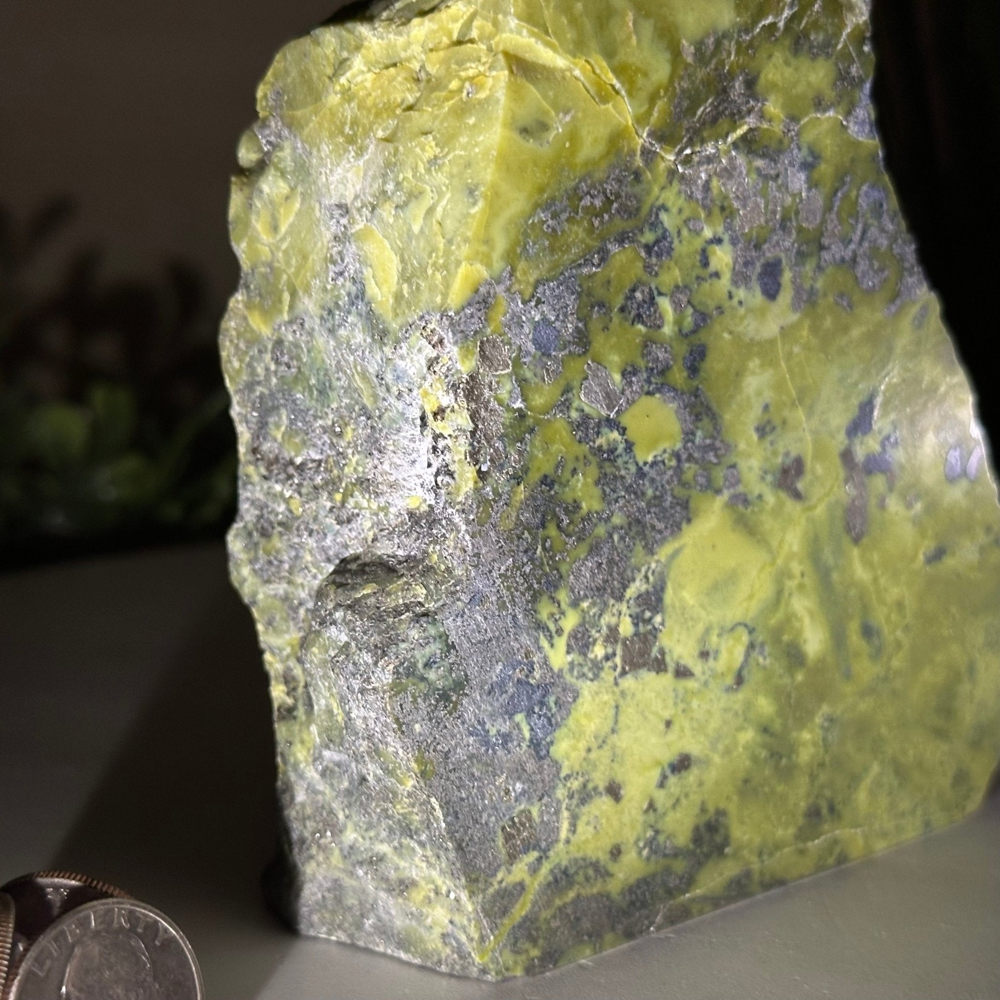 Polished Freeform Serpentine Gemstone, 3.2 lbs & 5” Tall #3303SE - 001 - Brazil GemsBrazil GemsPolished Freeform Serpentine Gemstone, 3.2 lbs & 5” Tall #3303SE - 001Freeform & Unique Shapes3303SE - 001