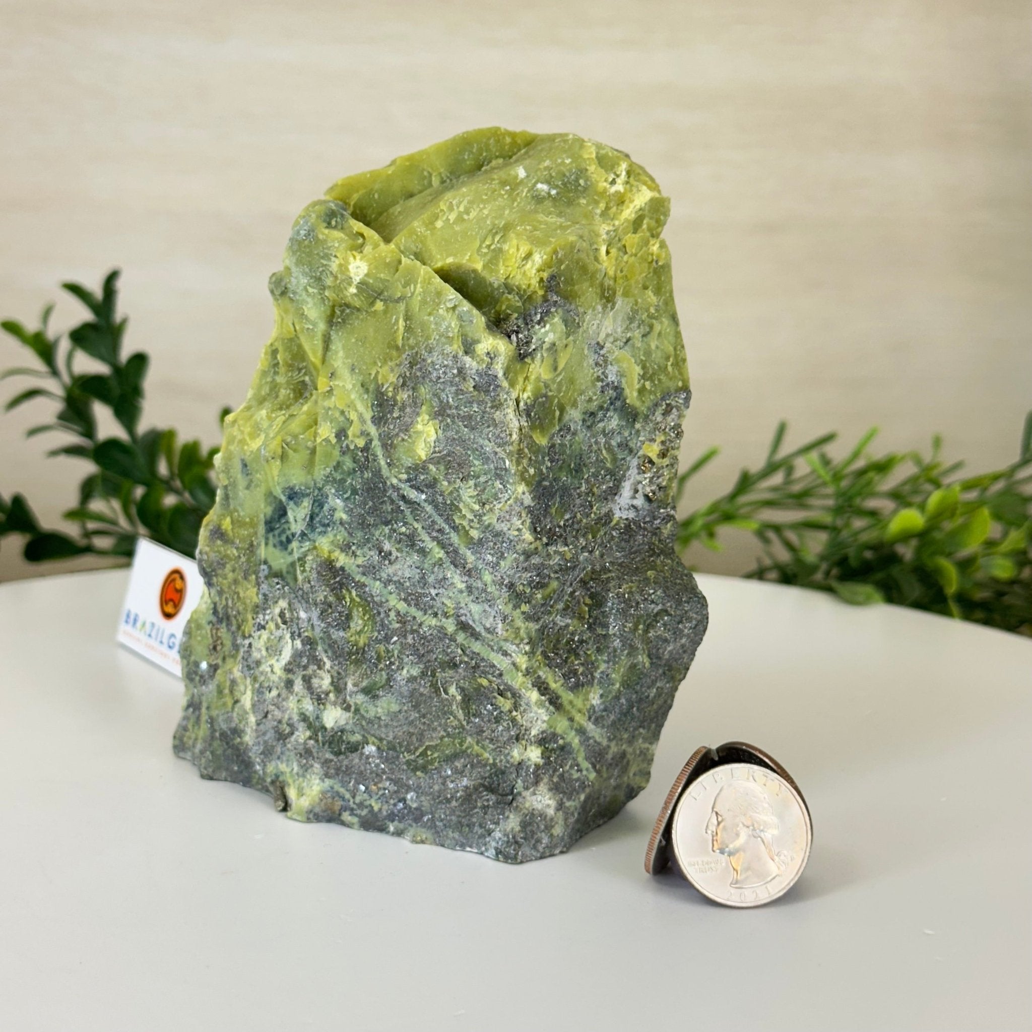 Polished Freeform Serpentine Gemstone, 3.2 lbs & 5” Tall #3303SE - 001 - Brazil GemsBrazil GemsPolished Freeform Serpentine Gemstone, 3.2 lbs & 5” Tall #3303SE - 001Freeform & Unique Shapes3303SE - 001