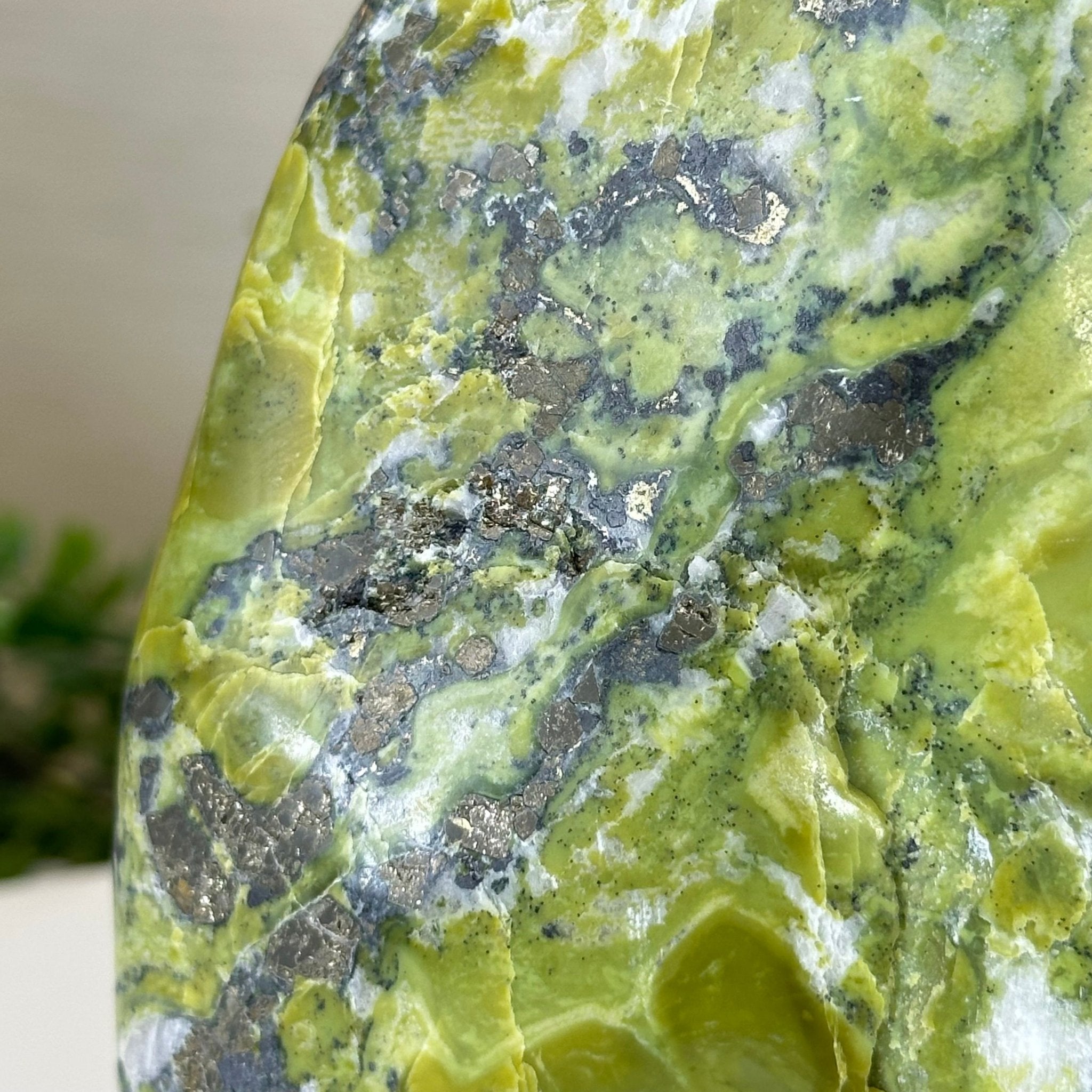 Polished Freeform Serpentine Gemstone, 3.3 lbs & 6.6” Tall #3301SE - 002 - Brazil GemsBrazil GemsPolished Freeform Serpentine Gemstone, 3.3 lbs & 6.6” Tall #3301SE - 002Freeform & Unique Shapes3301SE - 002