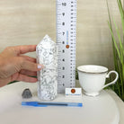 Polished Howlite Crystal Tower 6.9" Tall #3106HW - 005 - Brazil GemsBrazil GemsPolished Howlite Crystal Tower 6.9" Tall #3106HW - 005Crystal Points3106HW - 005