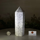 Polished Howlite Crystal Tower 6.9" Tall #3106HW - 005 - Brazil GemsBrazil GemsPolished Howlite Crystal Tower 6.9" Tall #3106HW - 005Crystal Points3106HW - 005