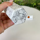 Polished Howlite Crystal Tower 6.9" Tall #3106HW - 005 - Brazil GemsBrazil GemsPolished Howlite Crystal Tower 6.9" Tall #3106HW - 005Crystal Points3106HW - 005