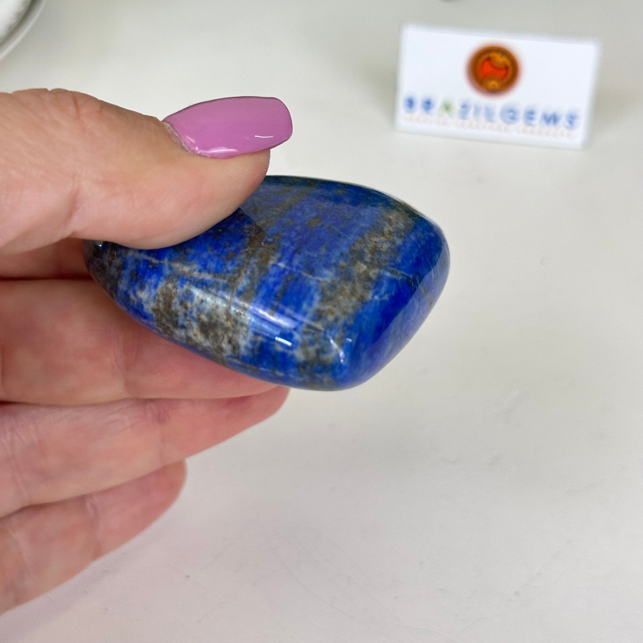 Polished Lapis Lazuli Heart - Shaped Palm Stone 3488LL - 006 - Brazil GemsBrazil GemsPolished Lapis Lazuli Heart - Shaped Palm Stone 3488LL - 006Freeform & Unique Shapes3488LL - 006