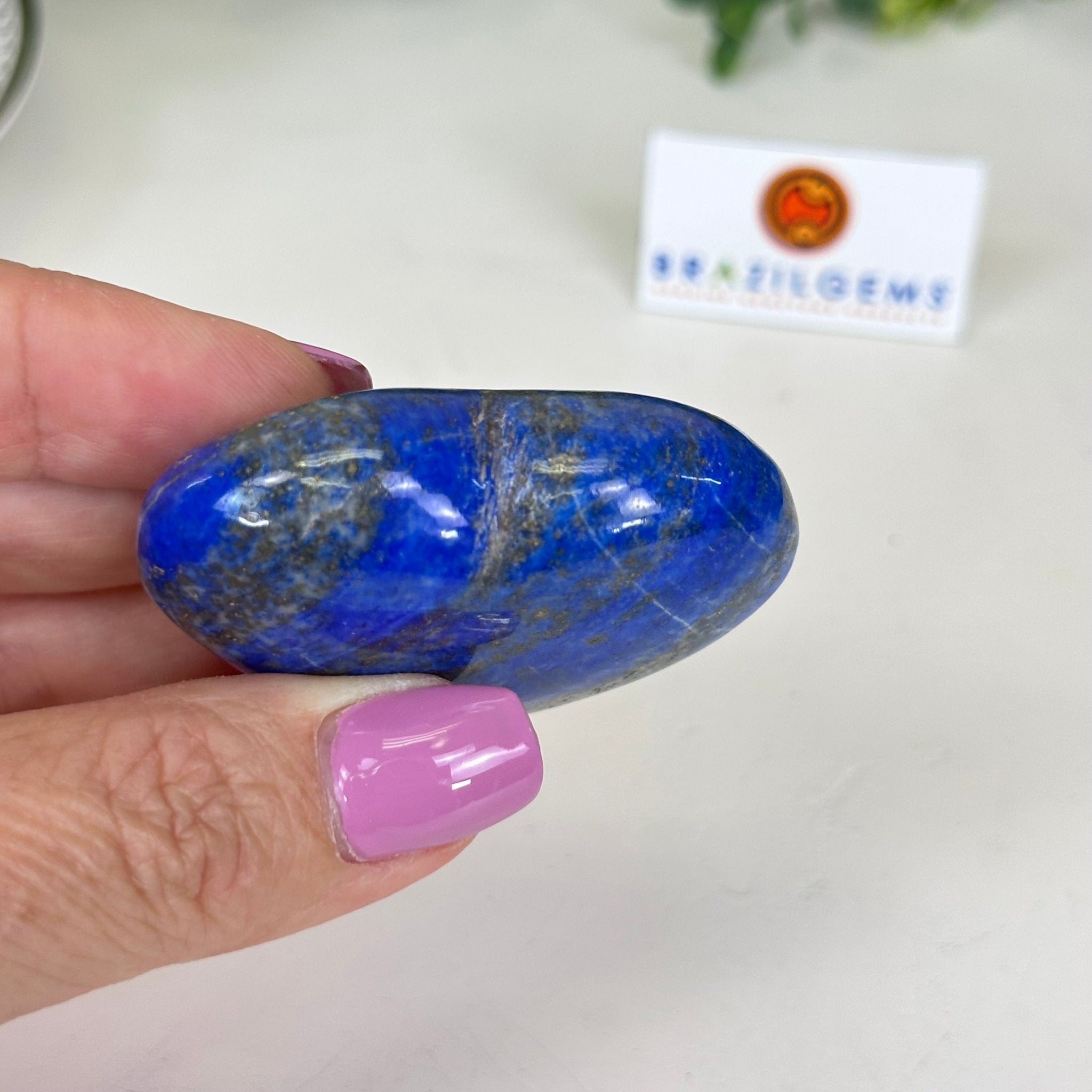 Polished Lapis Lazuli Heart - Shaped Palm Stone 3488LL - 006 - Brazil GemsBrazil GemsPolished Lapis Lazuli Heart - Shaped Palm Stone 3488LL - 006Freeform & Unique Shapes3488LL - 006