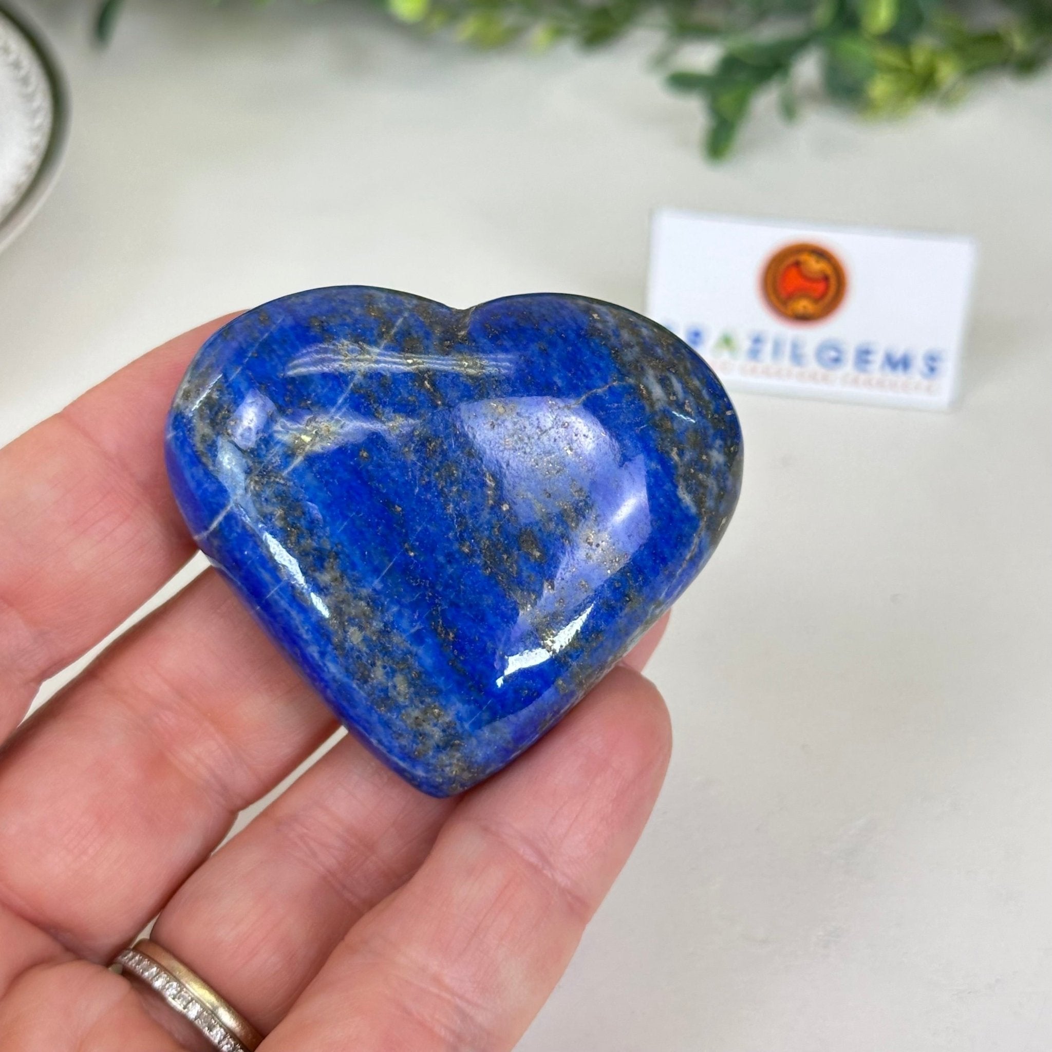 Polished Lapis Lazuli Heart - Shaped Palm Stone 3488LL - 006 - Brazil GemsBrazil GemsPolished Lapis Lazuli Heart - Shaped Palm Stone 3488LL - 006Freeform & Unique Shapes3488LL - 006