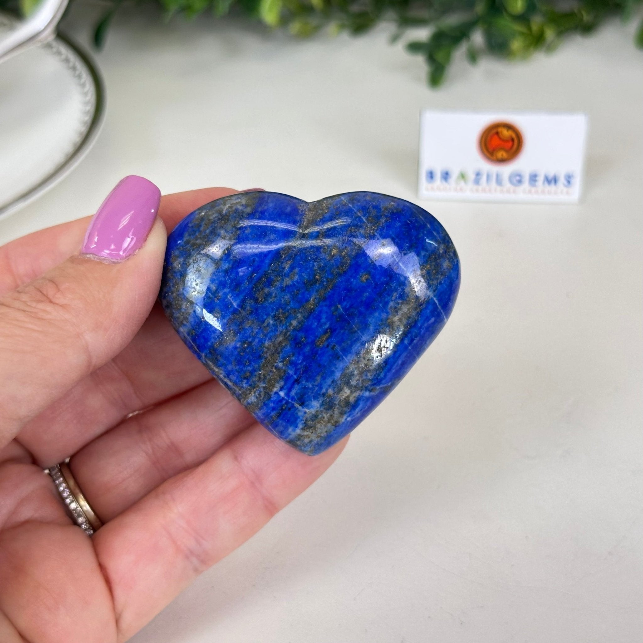 Polished Lapis Lazuli Heart - Shaped Palm Stone 3488LL - 006 - Brazil GemsBrazil GemsPolished Lapis Lazuli Heart - Shaped Palm Stone 3488LL - 006Freeform & Unique Shapes3488LL - 006