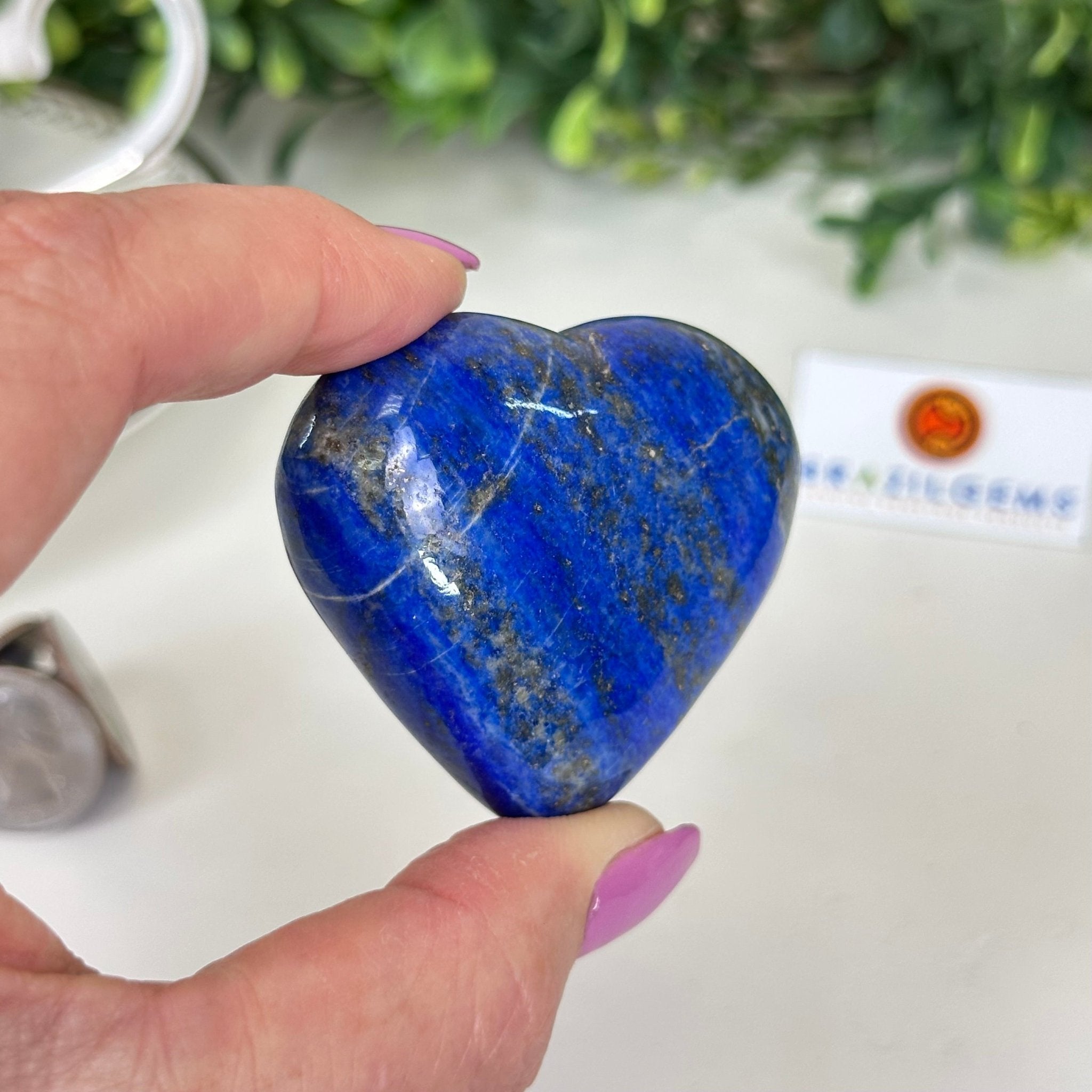 Polished Lapis Lazuli Heart - Shaped Palm Stone 3488LL - 006 - Brazil GemsBrazil GemsPolished Lapis Lazuli Heart - Shaped Palm Stone 3488LL - 006Freeform & Unique Shapes3488LL - 006