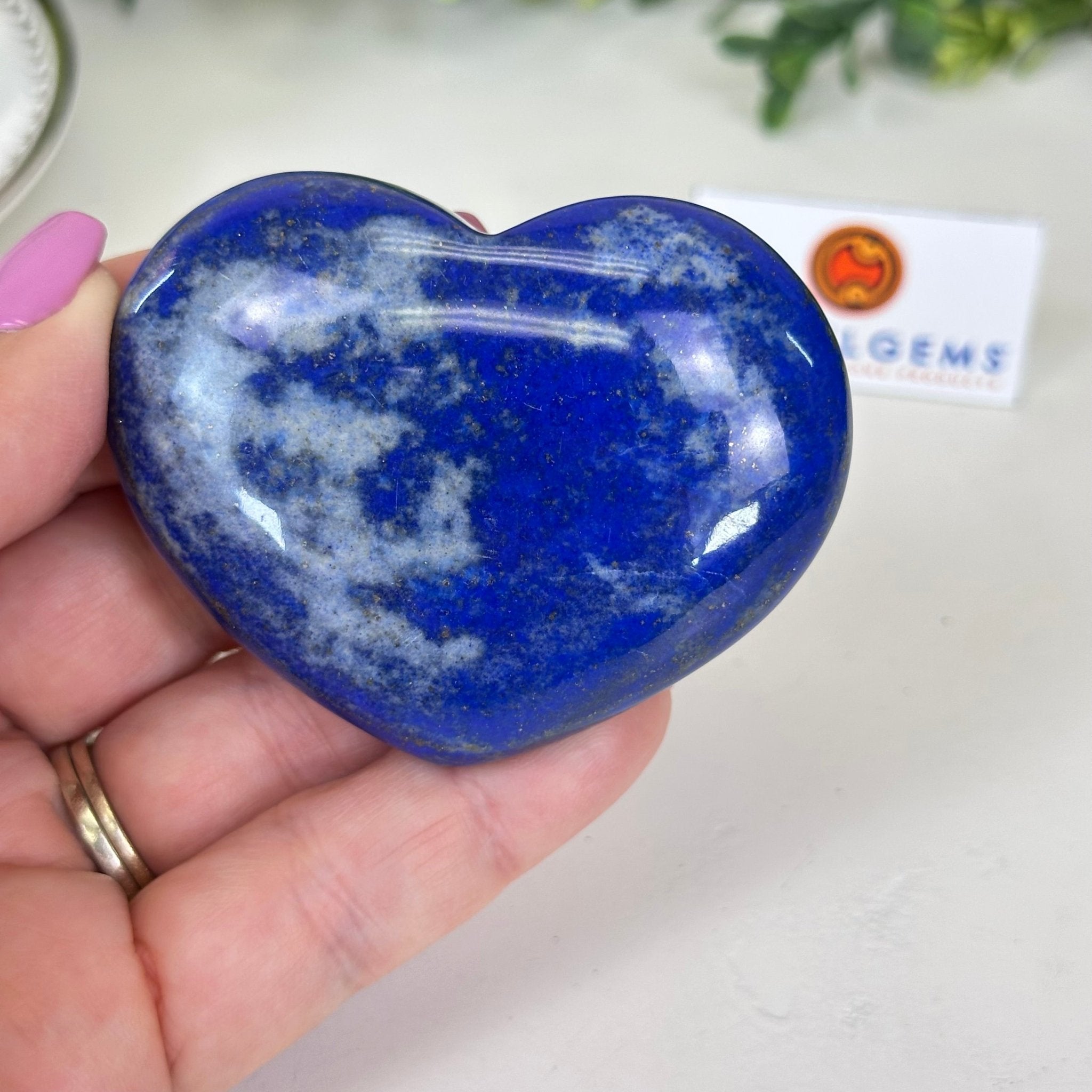 Polished Lapis Lazuli Heart - Shaped Palm Stone 3488LL - 011 - Brazil GemsBrazil GemsPolished Lapis Lazuli Heart - Shaped Palm Stone 3488LL - 011Freeform & Unique Shapes3488LL - 011