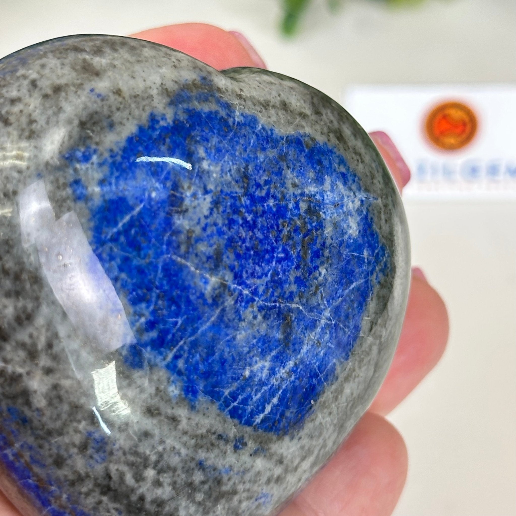 Polished Lapis Lazuli Heart - Shaped Palm Stone 3488LL - 017 - Brazil GemsBrazil GemsPolished Lapis Lazuli Heart - Shaped Palm Stone 3488LL - 017Freeform & Unique Shapes3488LL - 017