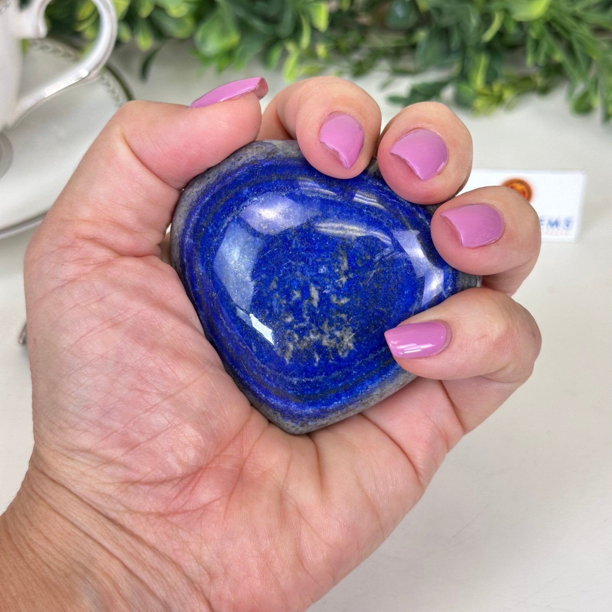 Polished Lapis Lazuli Heart - Shaped Palm Stone 3488LL - 017 - Brazil GemsBrazil GemsPolished Lapis Lazuli Heart - Shaped Palm Stone 3488LL - 017Freeform & Unique Shapes3488LL - 017
