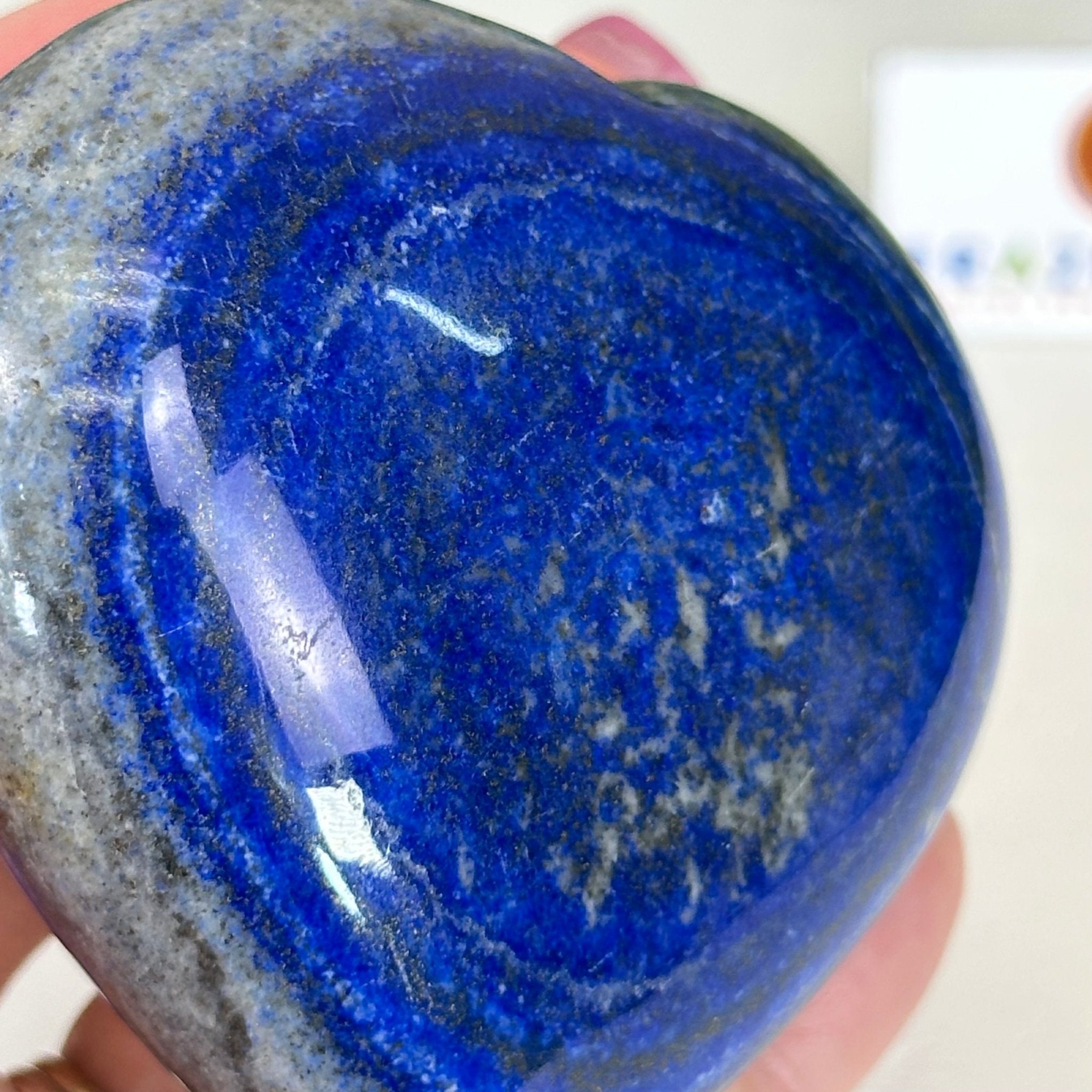 Polished Lapis Lazuli Heart - Shaped Palm Stone 3488LL - 017 - Brazil GemsBrazil GemsPolished Lapis Lazuli Heart - Shaped Palm Stone 3488LL - 017Freeform & Unique Shapes3488LL - 017