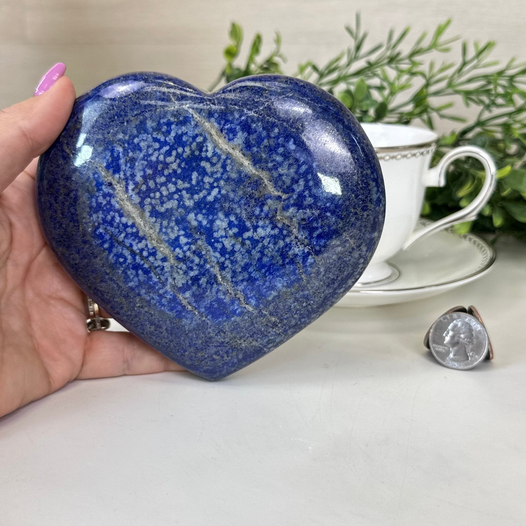 Polished Lapis Lazuli Heart - Shaped Palm Stone 3488LL - 035 - Brazil GemsBrazil GemsPolished Lapis Lazuli Heart - Shaped Palm Stone 3488LL - 035Freeform & Unique Shapes3488LL - 035