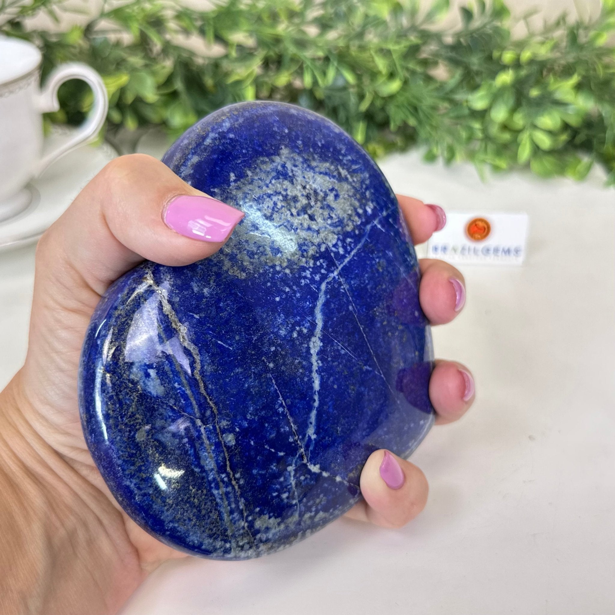 Polished Lapis Lazuli Heart - Shaped Palm Stone 3488LL - 035 - Brazil GemsBrazil GemsPolished Lapis Lazuli Heart - Shaped Palm Stone 3488LL - 035Freeform & Unique Shapes3488LL - 035