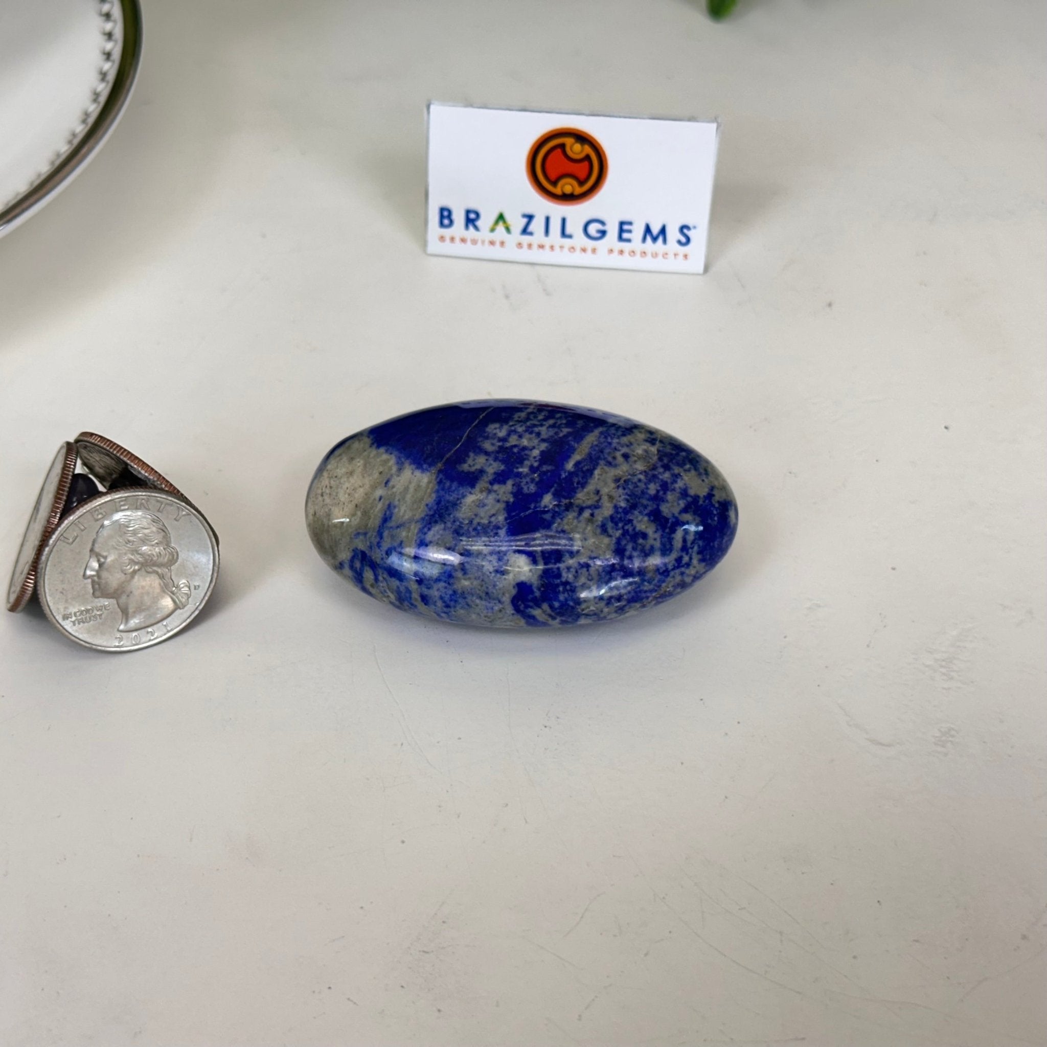 Polished Lapis Lazuli Palm Stone 3488LL - 004 - Brazil GemsBrazil GemsPolished Lapis Lazuli Palm Stone 3488LL - 004Freeform & Unique Shapes3488LL - 004