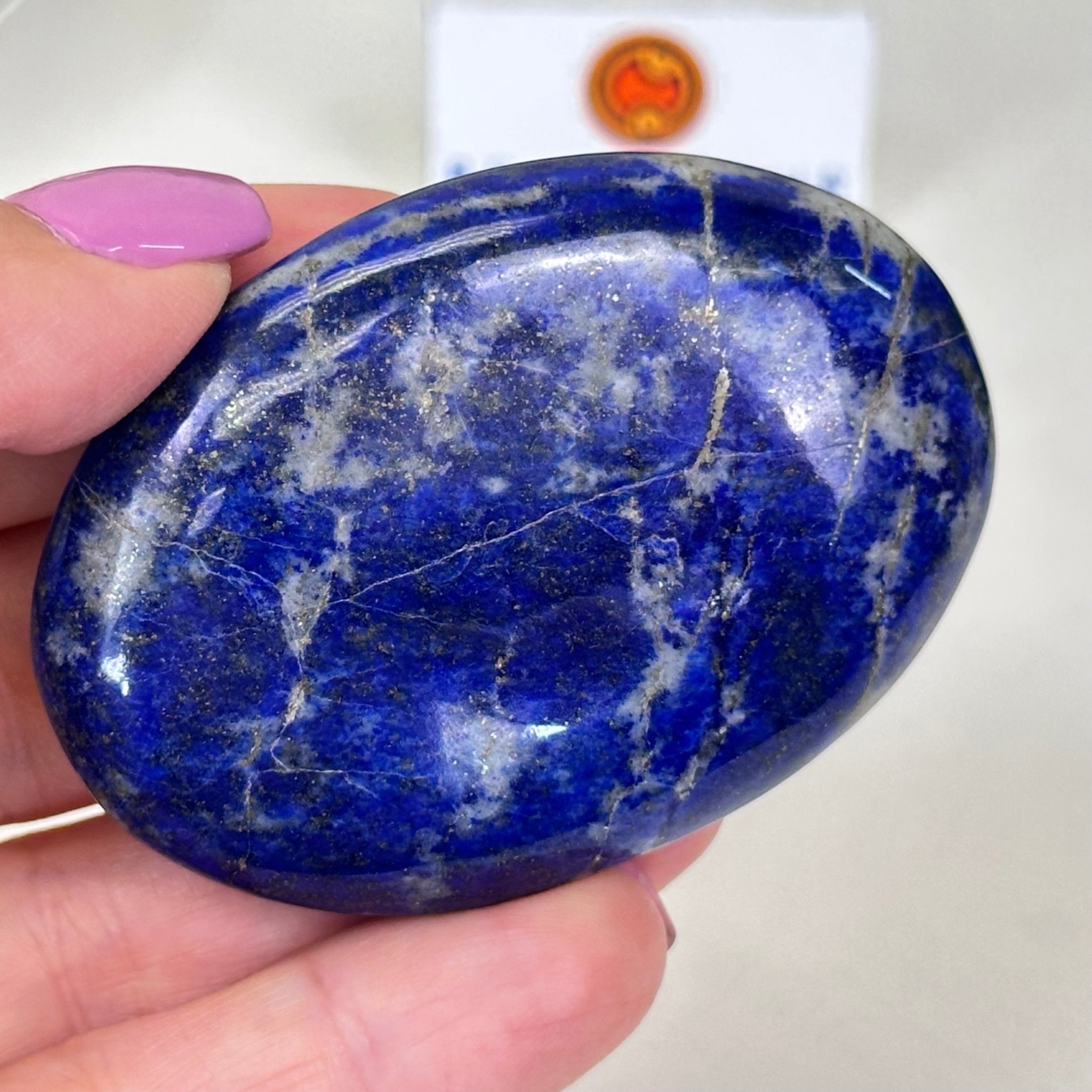 Polished Lapis Lazuli Palm Stone 3488LL - 005 - Brazil GemsBrazil GemsPolished Lapis Lazuli Palm Stone 3488LL - 005Freeform & Unique Shapes3488LL - 005