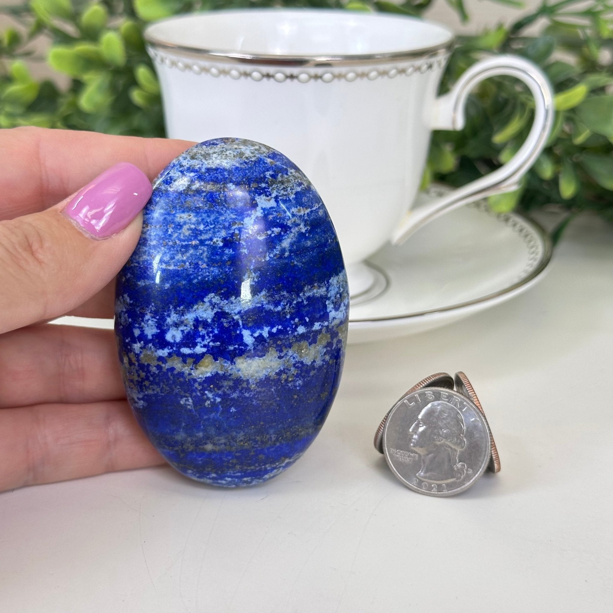 Polished Lapis Lazuli Palm Stone 3488LL - 014 - Brazil GemsBrazil GemsPolished Lapis Lazuli Palm Stone 3488LL - 014Freeform & Unique Shapes3488LL - 014