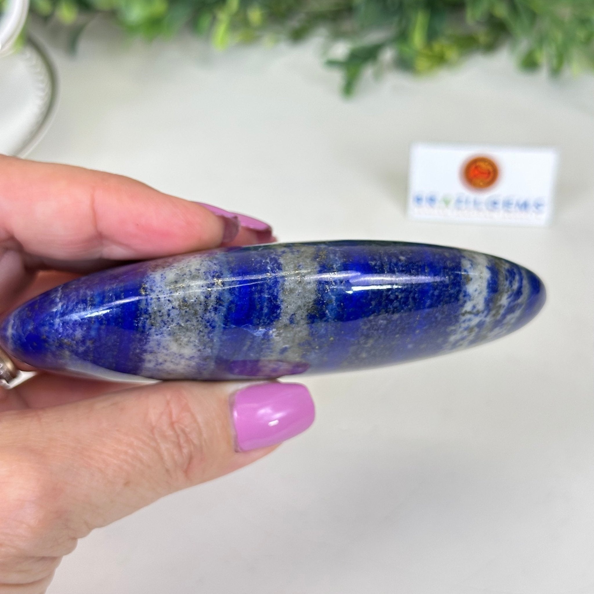 Polished Lapis Lazuli Palm Stone 3488LL - 023 - Brazil GemsBrazil GemsPolished Lapis Lazuli Palm Stone 3488LL - 023Freeform & Unique Shapes3488LL - 023