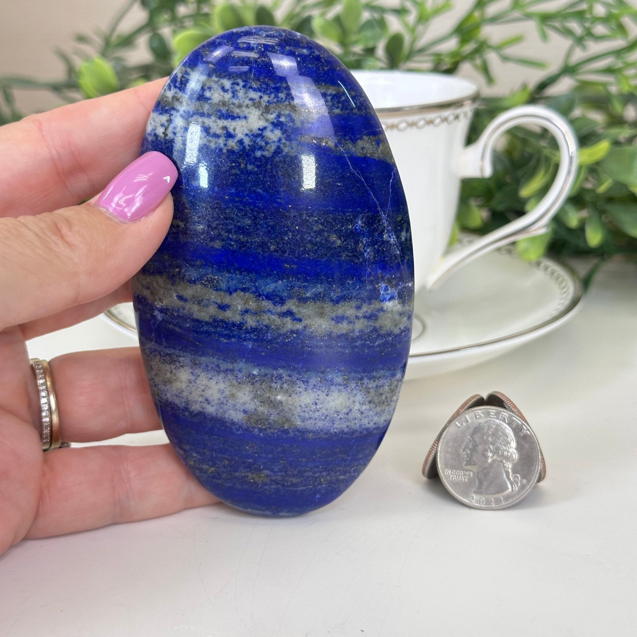 Polished Lapis Lazuli Palm Stone 3488LL - 023 - Brazil GemsBrazil GemsPolished Lapis Lazuli Palm Stone 3488LL - 023Freeform & Unique Shapes3488LL - 023