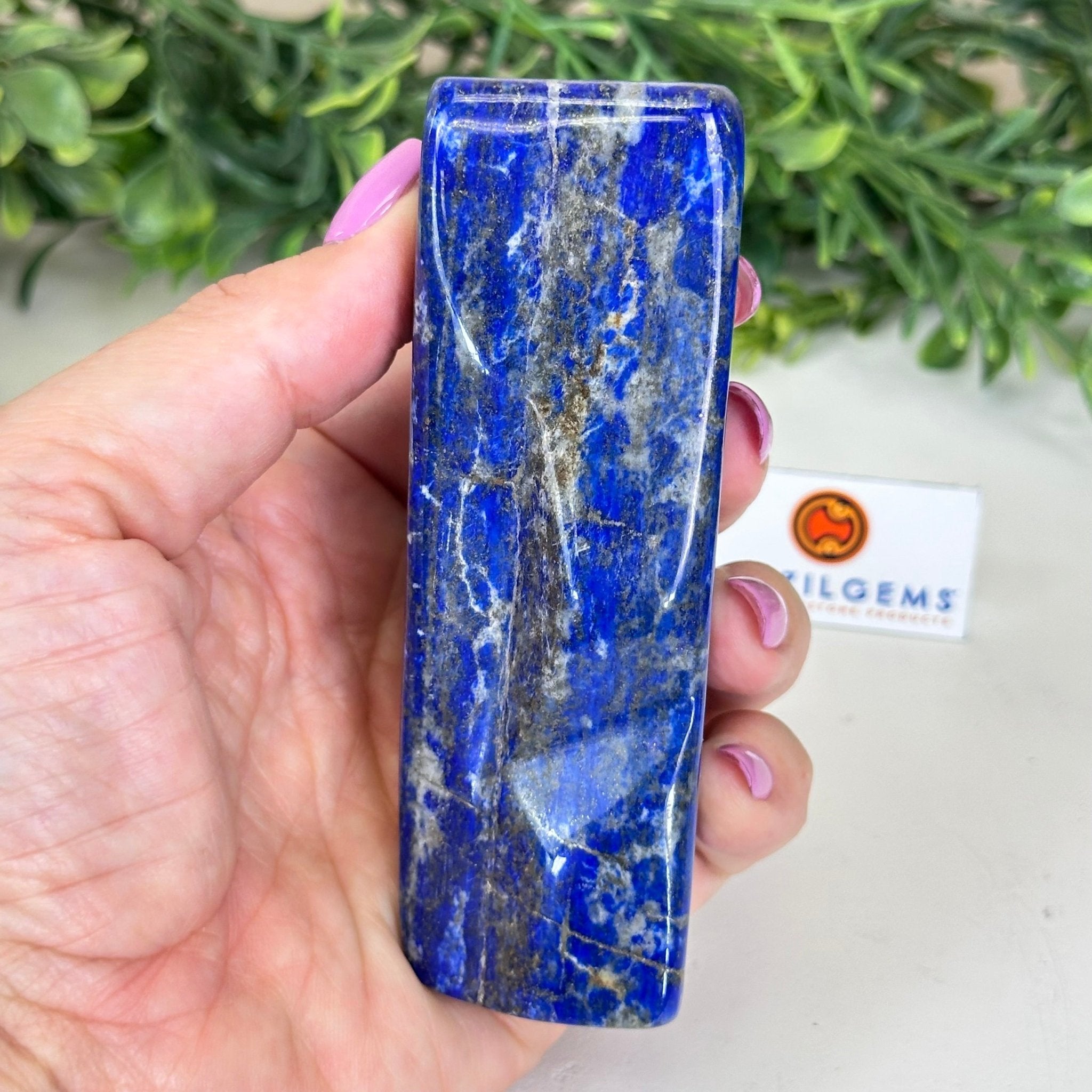 Polished Lapis Lazuli Palm Stone 3488LL - 024 - Brazil GemsBrazil GemsPolished Lapis Lazuli Palm Stone 3488LL - 024Freeform & Unique Shapes3488LL - 024