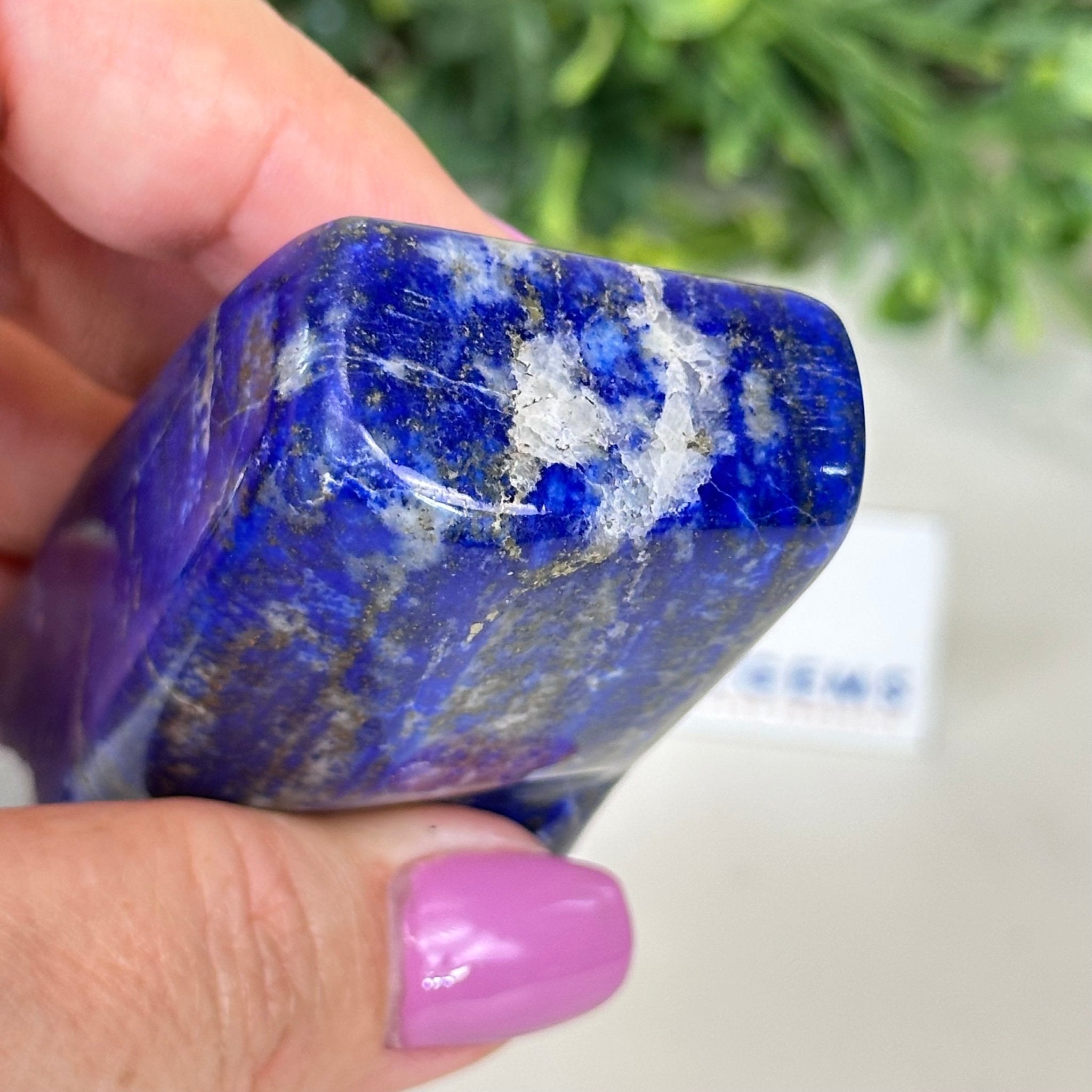 Polished Lapis Lazuli Palm Stone 3488LL - 024 - Brazil GemsBrazil GemsPolished Lapis Lazuli Palm Stone 3488LL - 024Freeform & Unique Shapes3488LL - 024