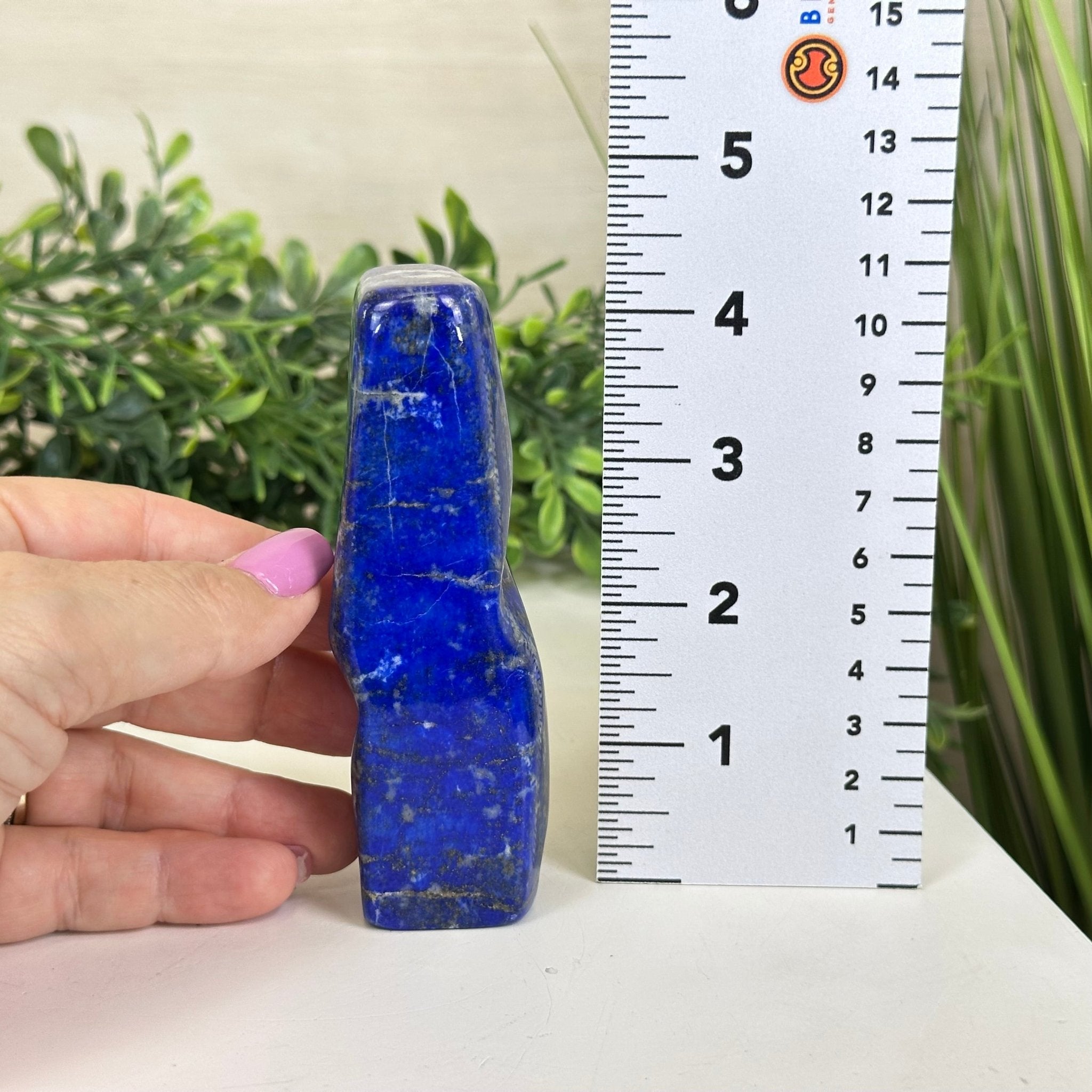 Polished Lapis Lazuli Palm Stone 3488LL - 024 - Brazil GemsBrazil GemsPolished Lapis Lazuli Palm Stone 3488LL - 024Freeform & Unique Shapes3488LL - 024