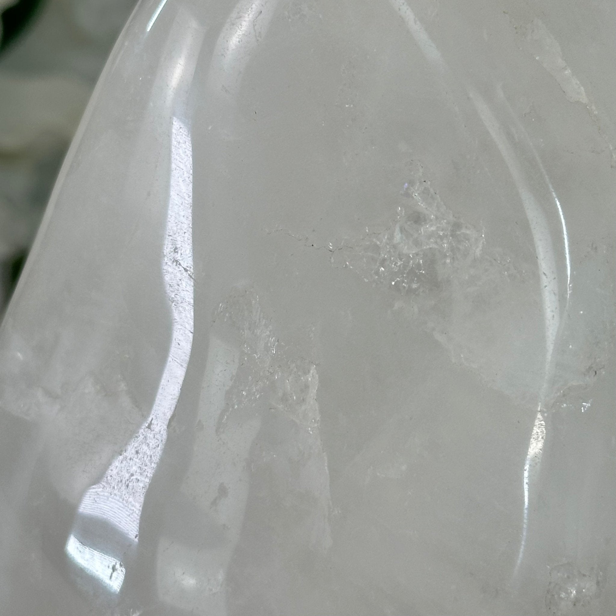 Polished Milky Quartz Crystal Night Light, 4.6 lbs & 6.7" Tall #5801MQ-001 - Brazil GemsBrazil GemsPolished Milky Quartz Crystal Night Light, 4.6 lbs & 6.7" Tall #5801MQ-001Night Lights5801MQ-001