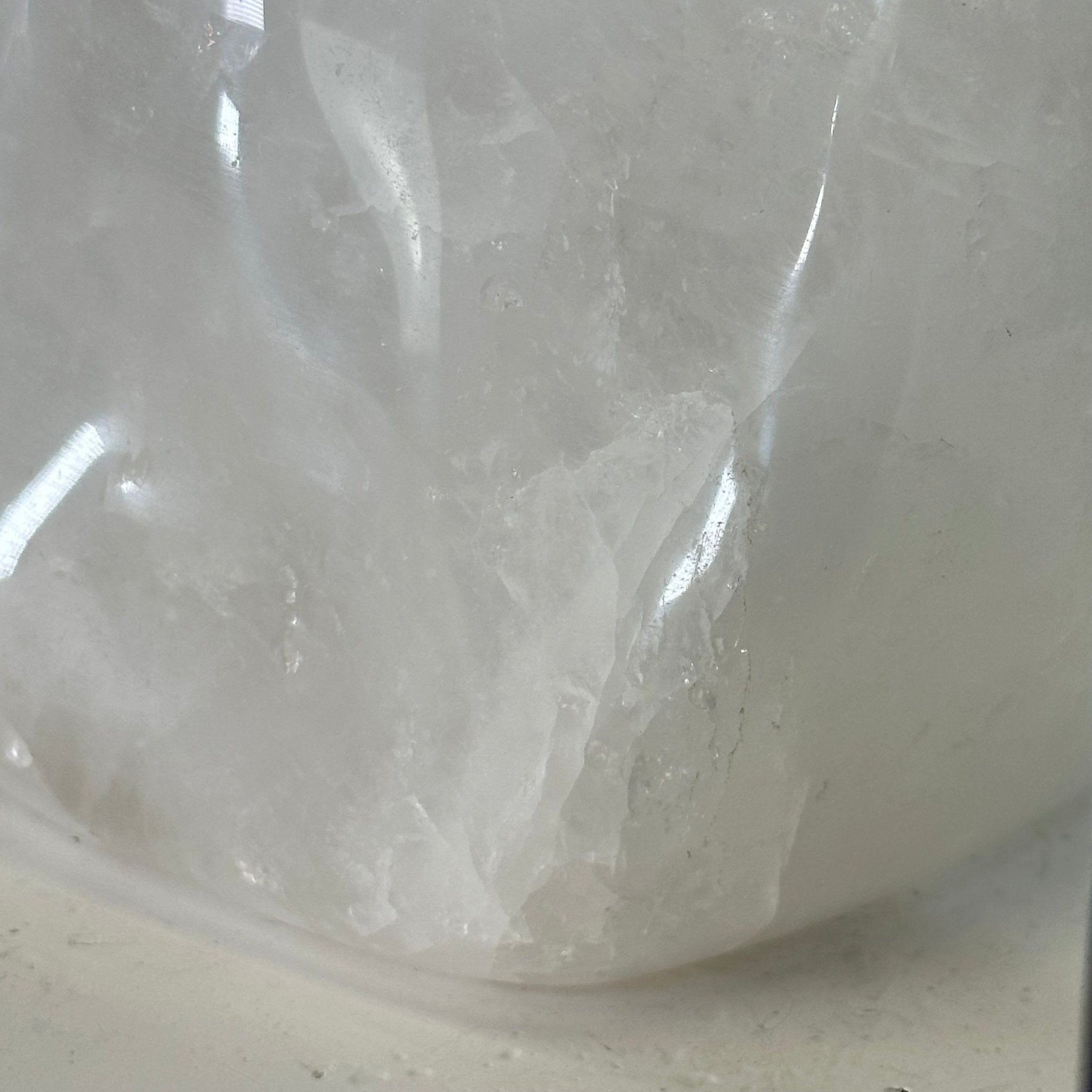 Polished Milky Quartz Crystal Night Light, 4.6 lbs & 6.7" Tall #5801MQ-001 - Brazil GemsBrazil GemsPolished Milky Quartz Crystal Night Light, 4.6 lbs & 6.7" Tall #5801MQ-001Night Lights5801MQ-001