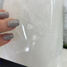 Polished Milky Quartz Crystal Night Light, 7.6 lbs & 8.5" Tall #5801MQ-003 - Brazil GemsBrazil GemsPolished Milky Quartz Crystal Night Light, 7.6 lbs & 8.5" Tall #5801MQ-003Night Lights5801MQ-003