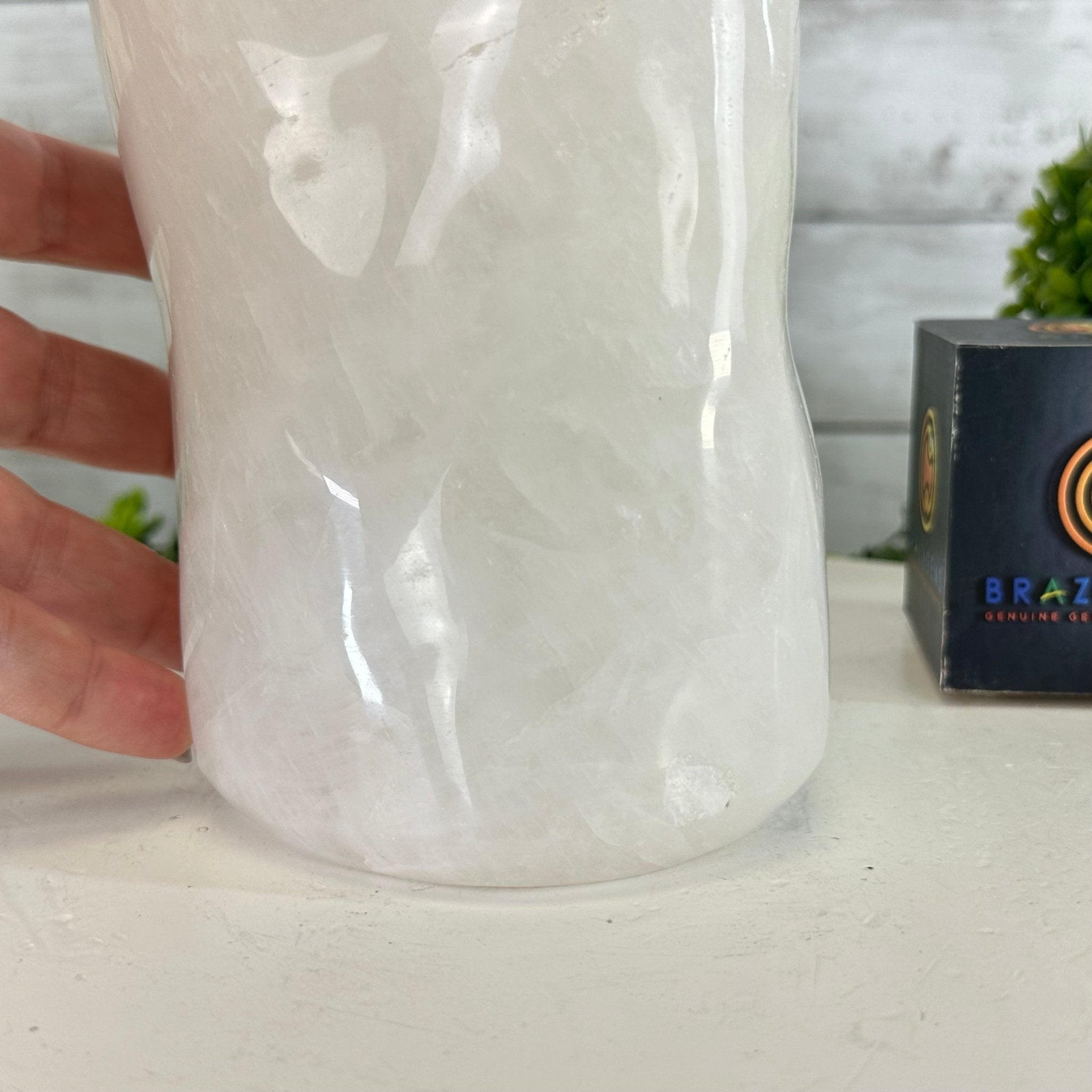Polished Milky Quartz Crystal Night Light, 7.6 lbs & 8.5" Tall #5801MQ-003 - Brazil GemsBrazil GemsPolished Milky Quartz Crystal Night Light, 7.6 lbs & 8.5" Tall #5801MQ-003Night Lights5801MQ-003