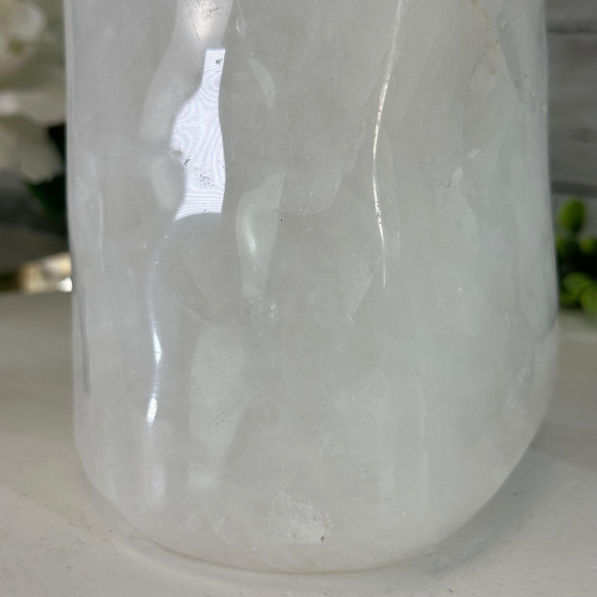 Polished Milky Quartz Crystal Night Light, 7.6 lbs & 8.5" Tall #5801MQ-003 - Brazil GemsBrazil GemsPolished Milky Quartz Crystal Night Light, 7.6 lbs & 8.5" Tall #5801MQ-003Night Lights5801MQ-003