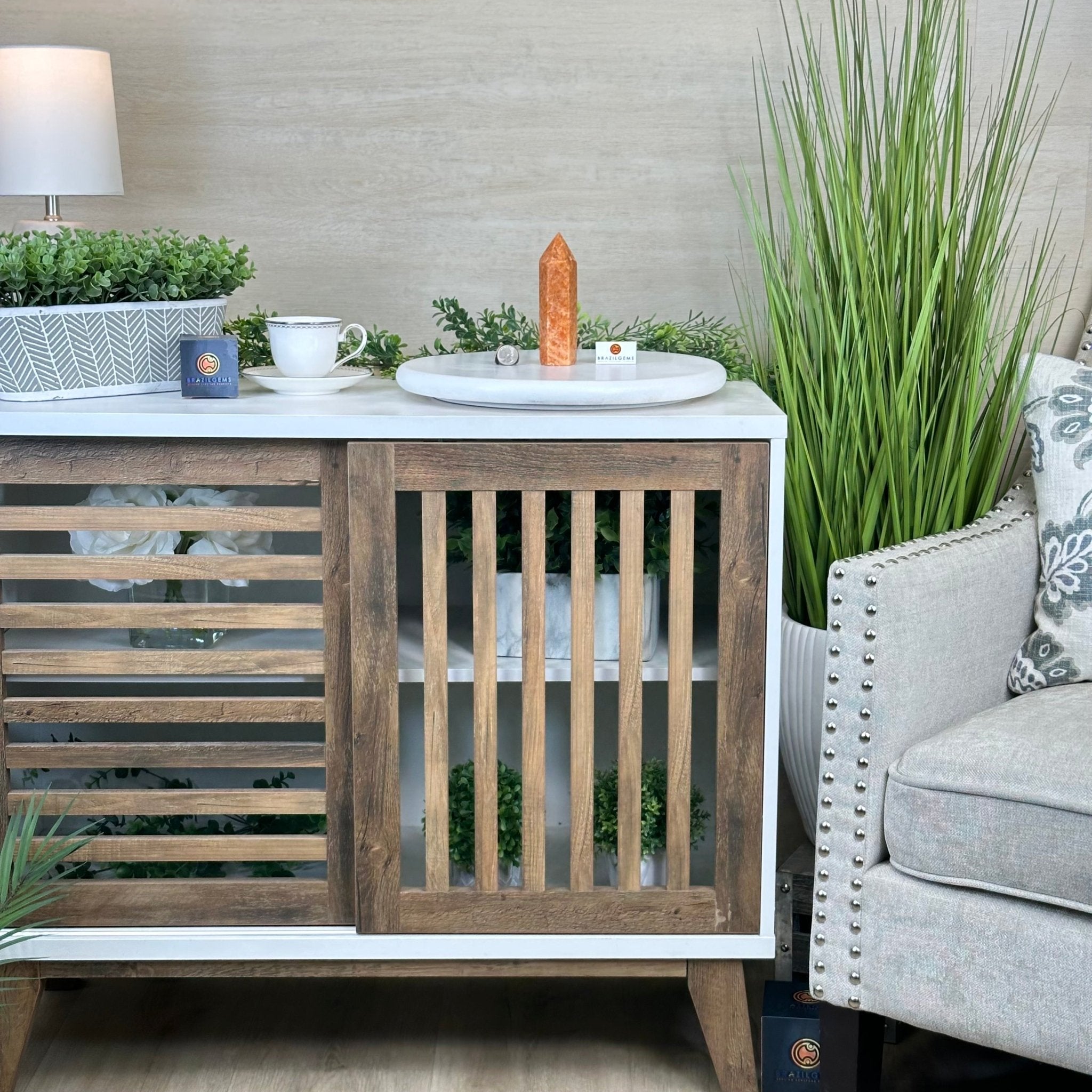 Polished Orchid Calcite Crystal Tower 5.9" Tall #3106OC - 002 - Brazil GemsBrazil GemsPolished Orchid Calcite Crystal Tower 5.9" Tall #3106OC - 002Crystal Points3106OC - 002