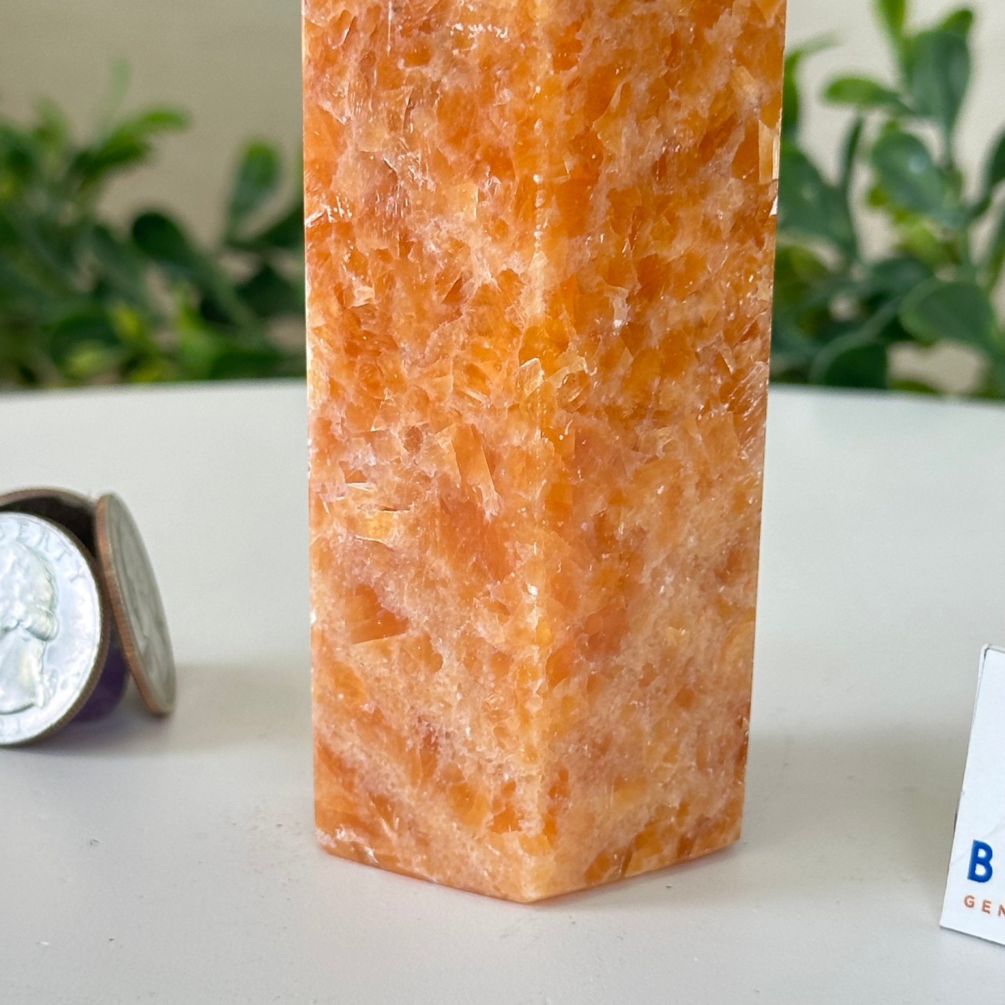 Polished Orchid Calcite Crystal Tower 5.9" Tall #3106OC - 002 - Brazil GemsBrazil GemsPolished Orchid Calcite Crystal Tower 5.9" Tall #3106OC - 002Crystal Points3106OC - 002