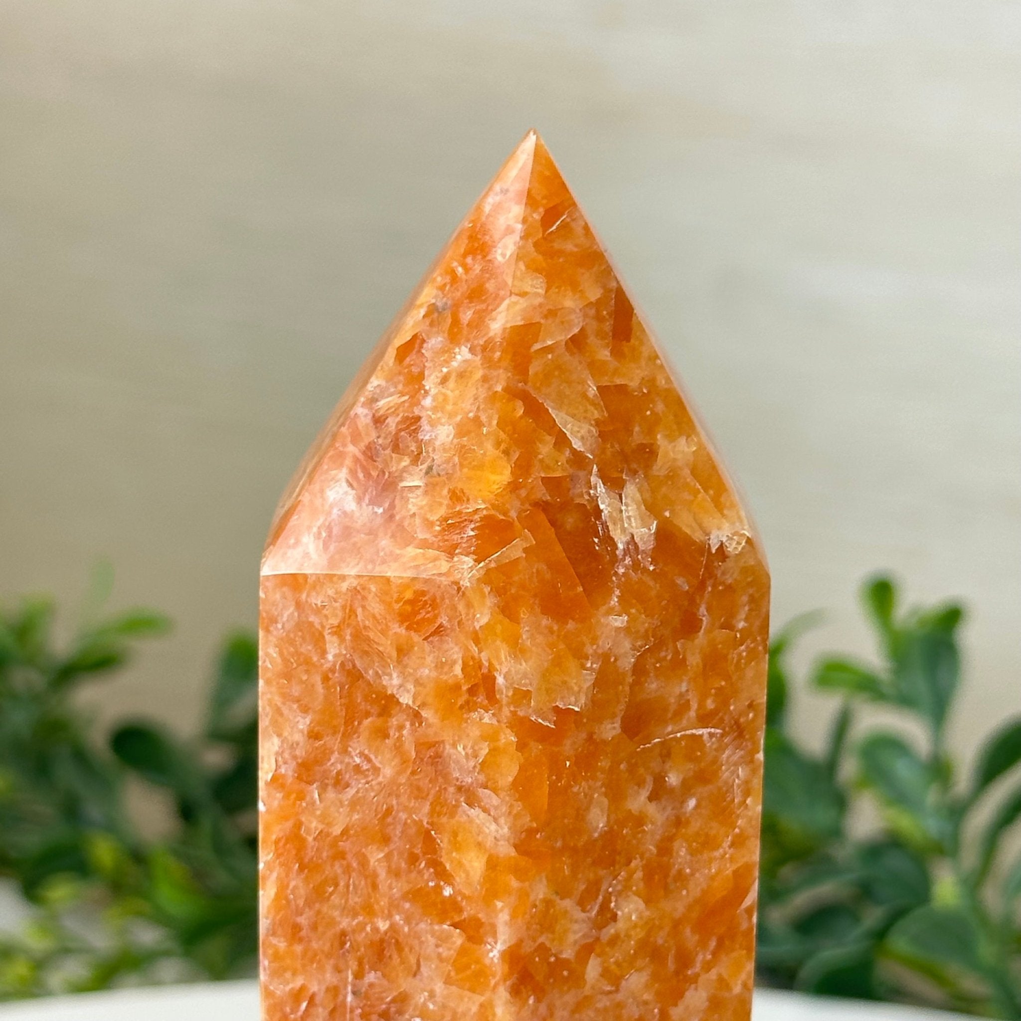 Polished Orchid Calcite Crystal Tower 5.9" Tall #3106OC - 002 - Brazil GemsBrazil GemsPolished Orchid Calcite Crystal Tower 5.9" Tall #3106OC - 002Crystal Points3106OC - 002